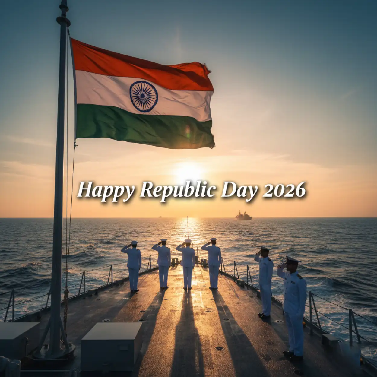 Free Download Happy Republic Day 2026 Navy Images - High Quality Happy Republic Day 2026 Image