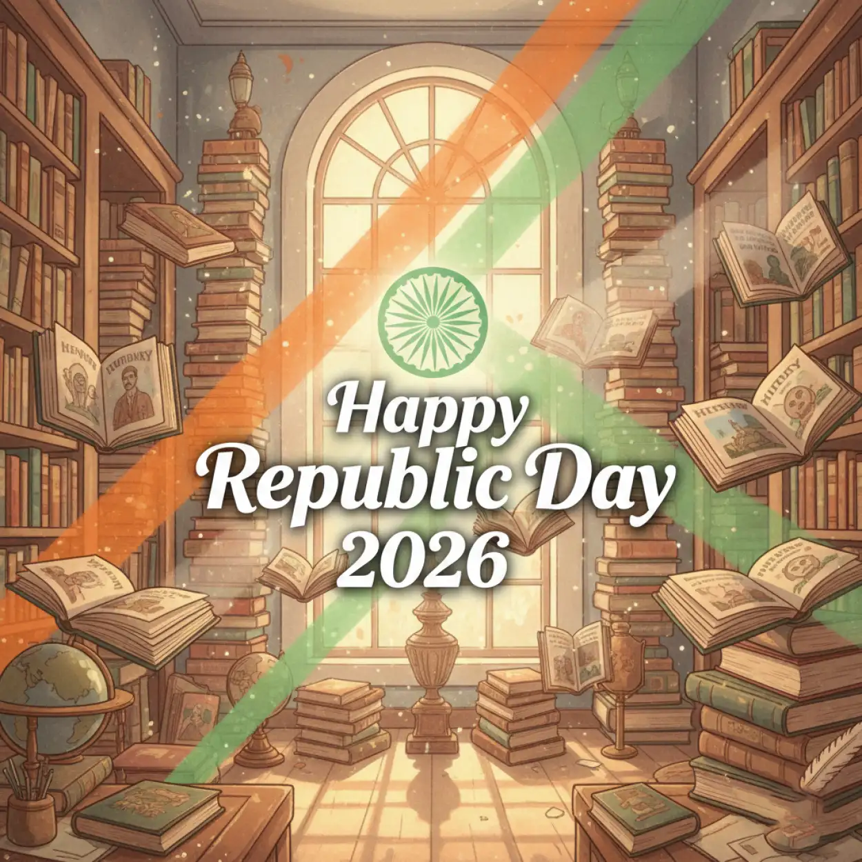 Free Download Happy Republic Day 2026 Office Banner - High Quality Happy Republic Day 2026 Background