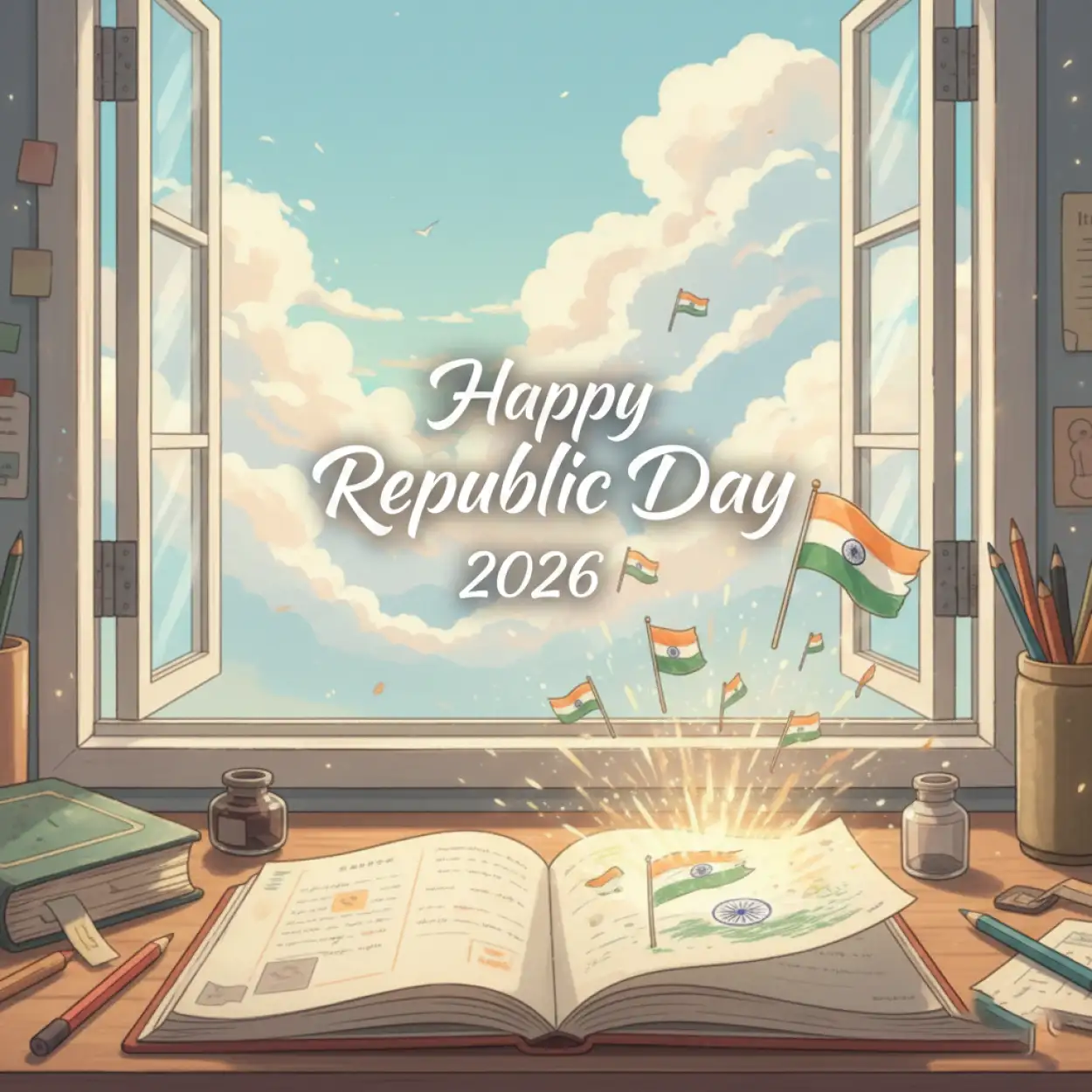 Free Download Happy Republic Day 2026 Story Background - High Quality Happy Republic Day 2026 Background