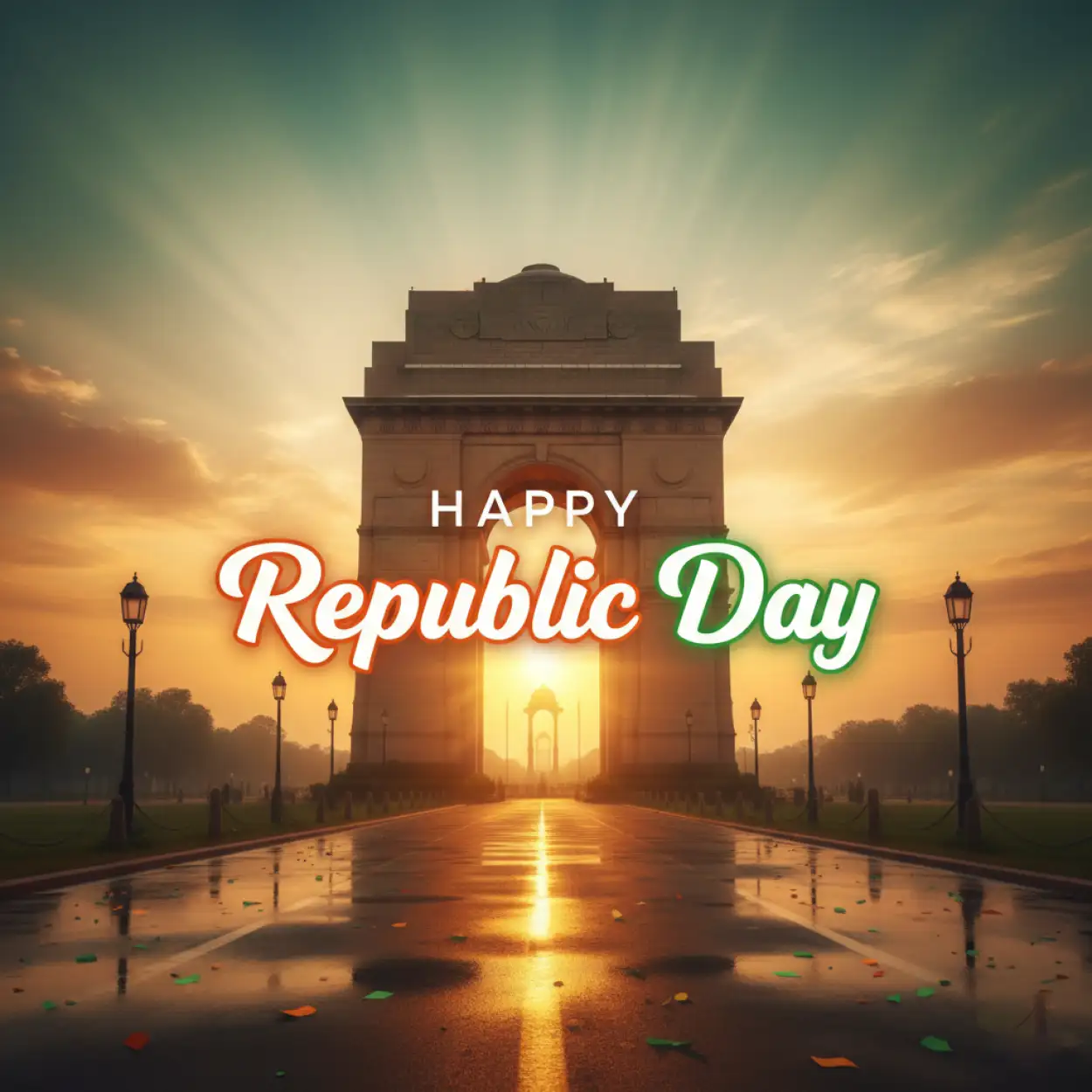 Free Download Happy Republic Day Ai Generated Images - High Quality Happy Republic Day Background