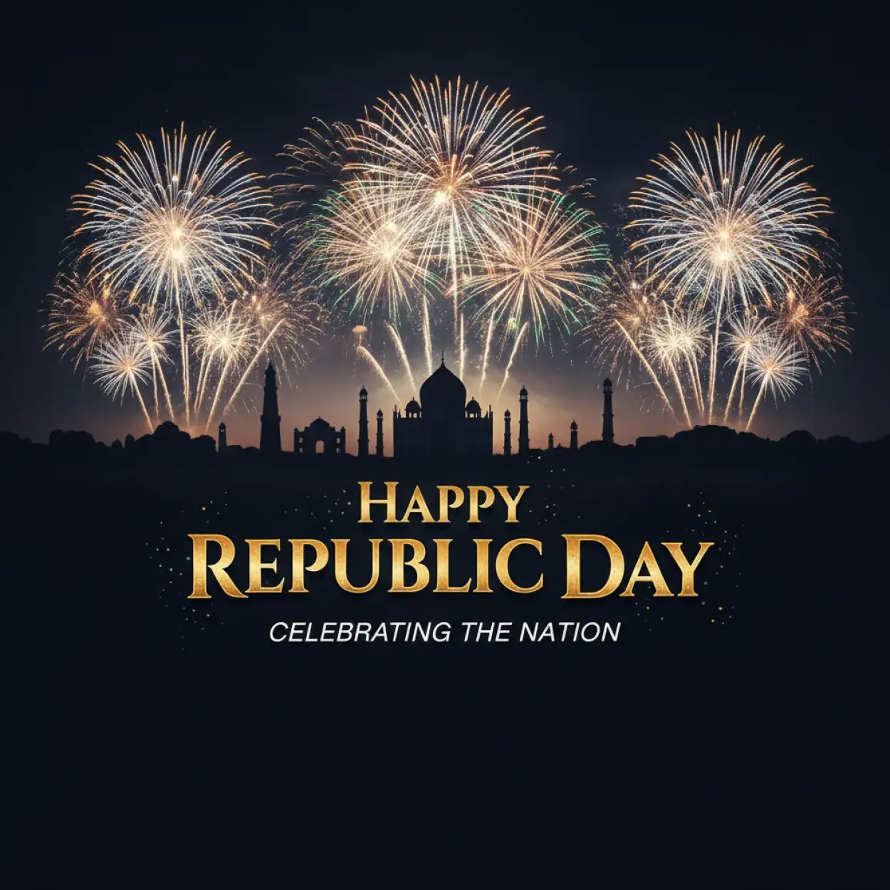 Free Download Happy Republic Day Banner Calligraphy Font - High Quality Happy Republic Day Banner Background