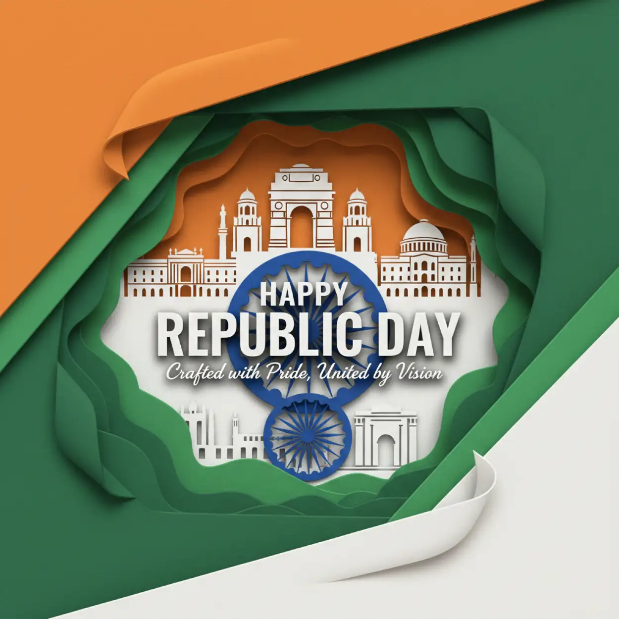 Free Download Happy Republic Day Banner Flex Design For Republic Day Celebration - High Quality Happy Republic Day Banner Image