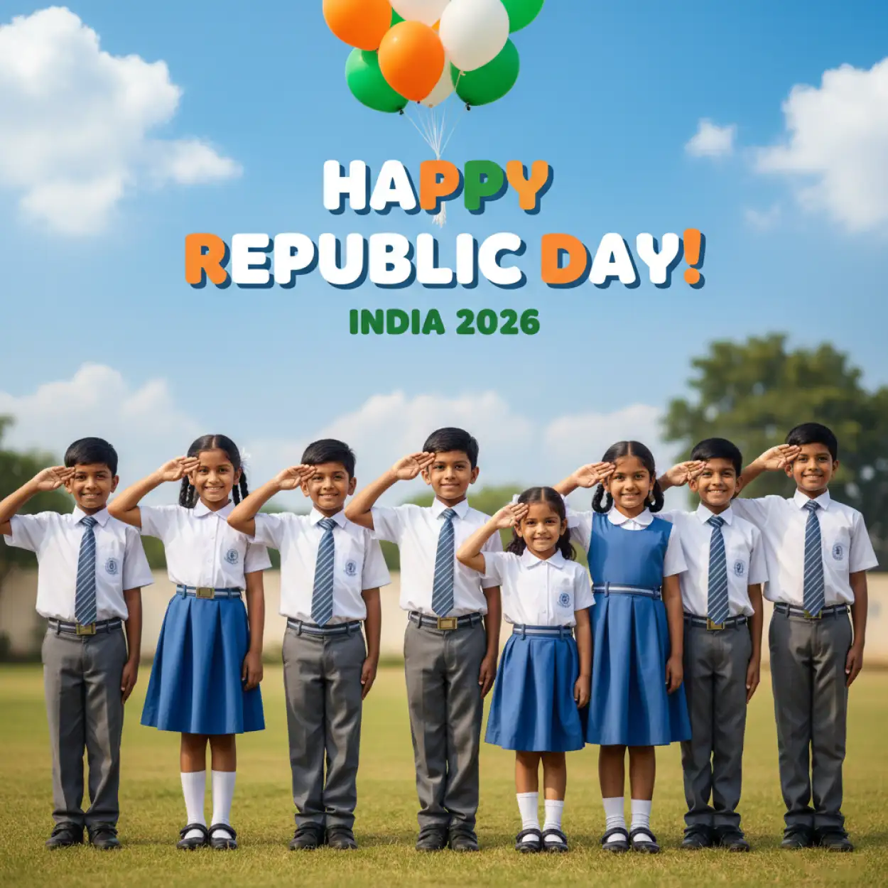Free Download Happy Republic Day Banner Kids Theme - High Quality Happy Republic Day Banner Image