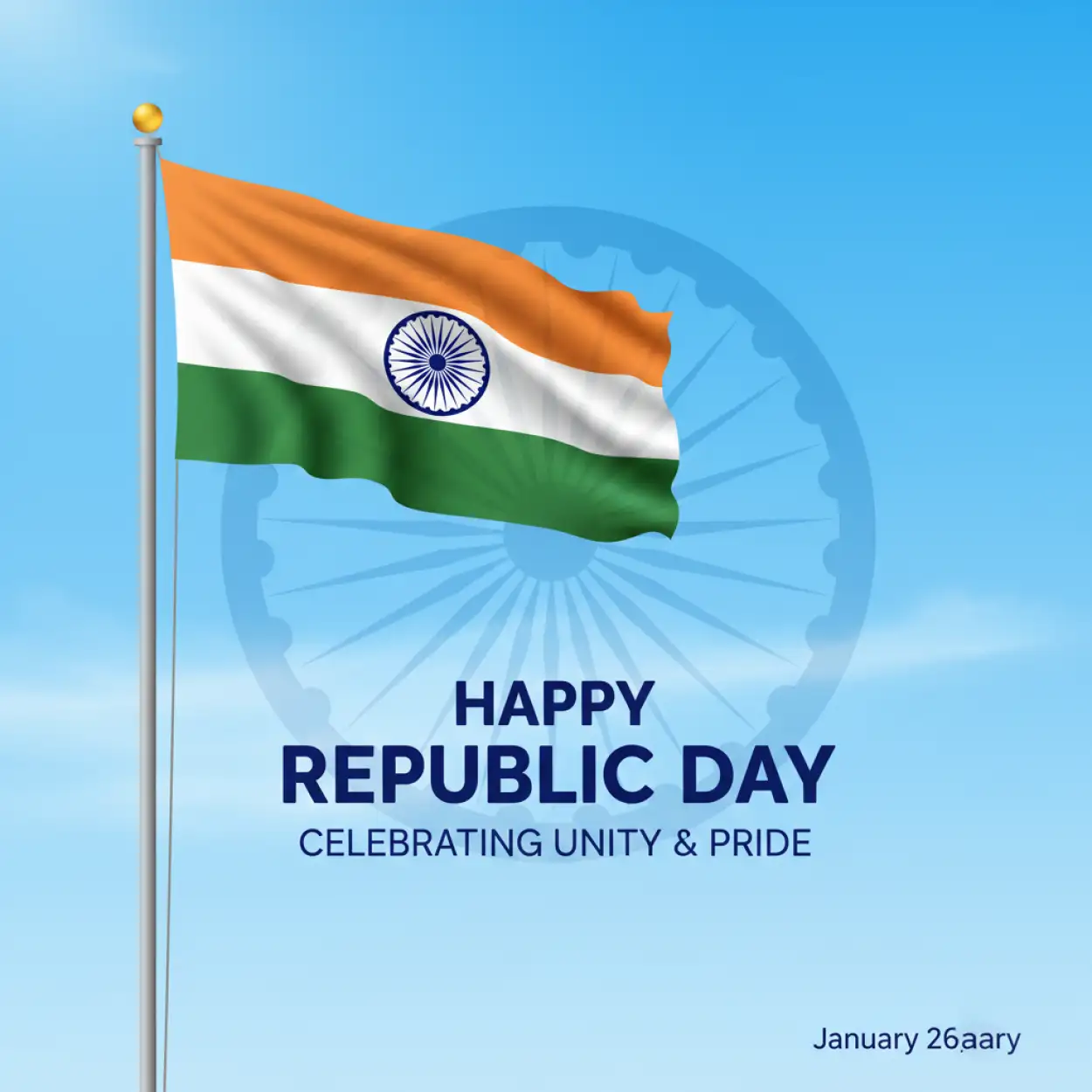 Free Download Happy Republic Day Banner Patriotic Background - High Quality Happy Republic Day Banner Background Image