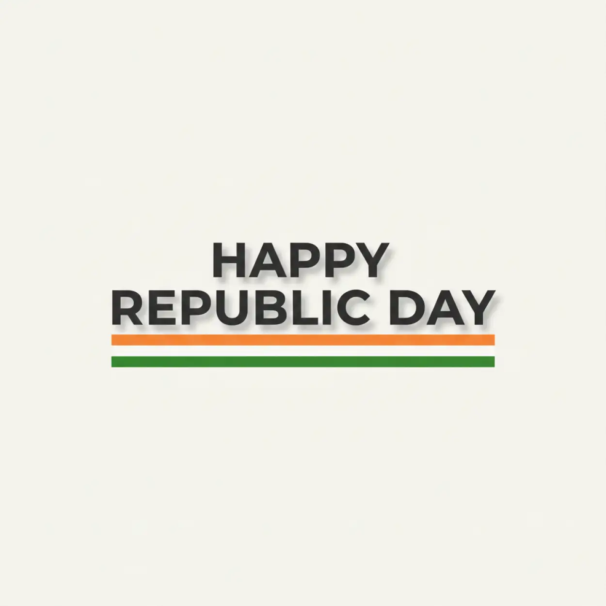Free Download Happy Republic Day Banner Typography - High Quality Happy Republic Day Banner Background
