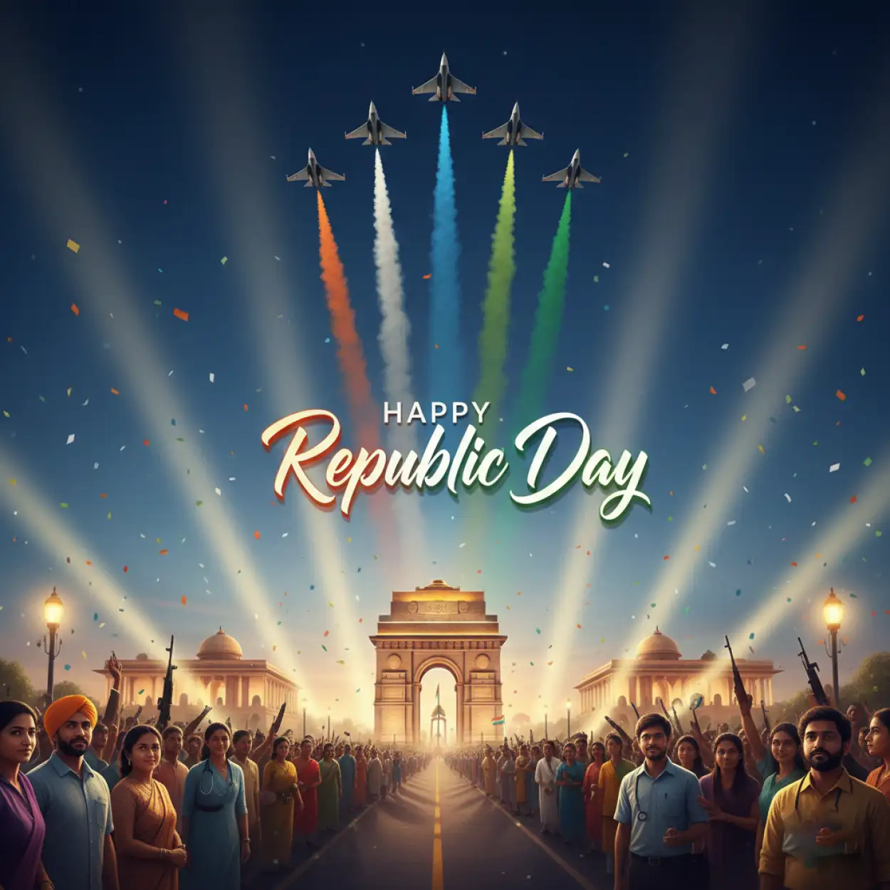 Free Download Happy Republic Day Digital Art - High Quality Happy Republic Day Background