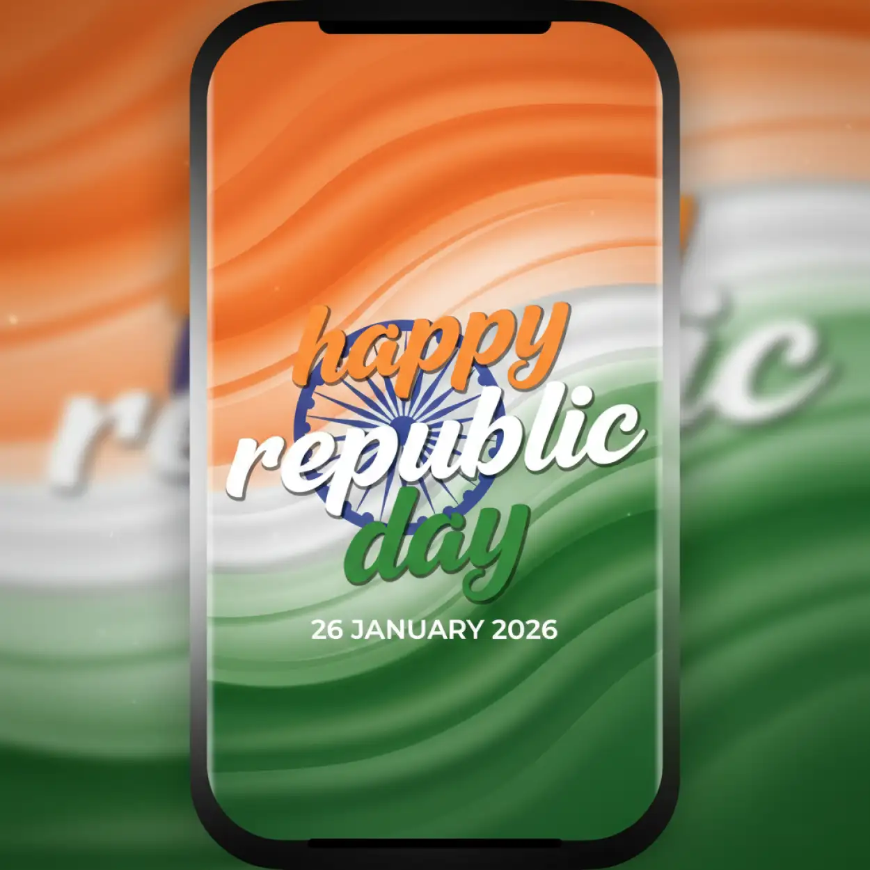 Free Download Happy Republic Day Patriotic Wallpaper - High Quality Happy Republic Day Image