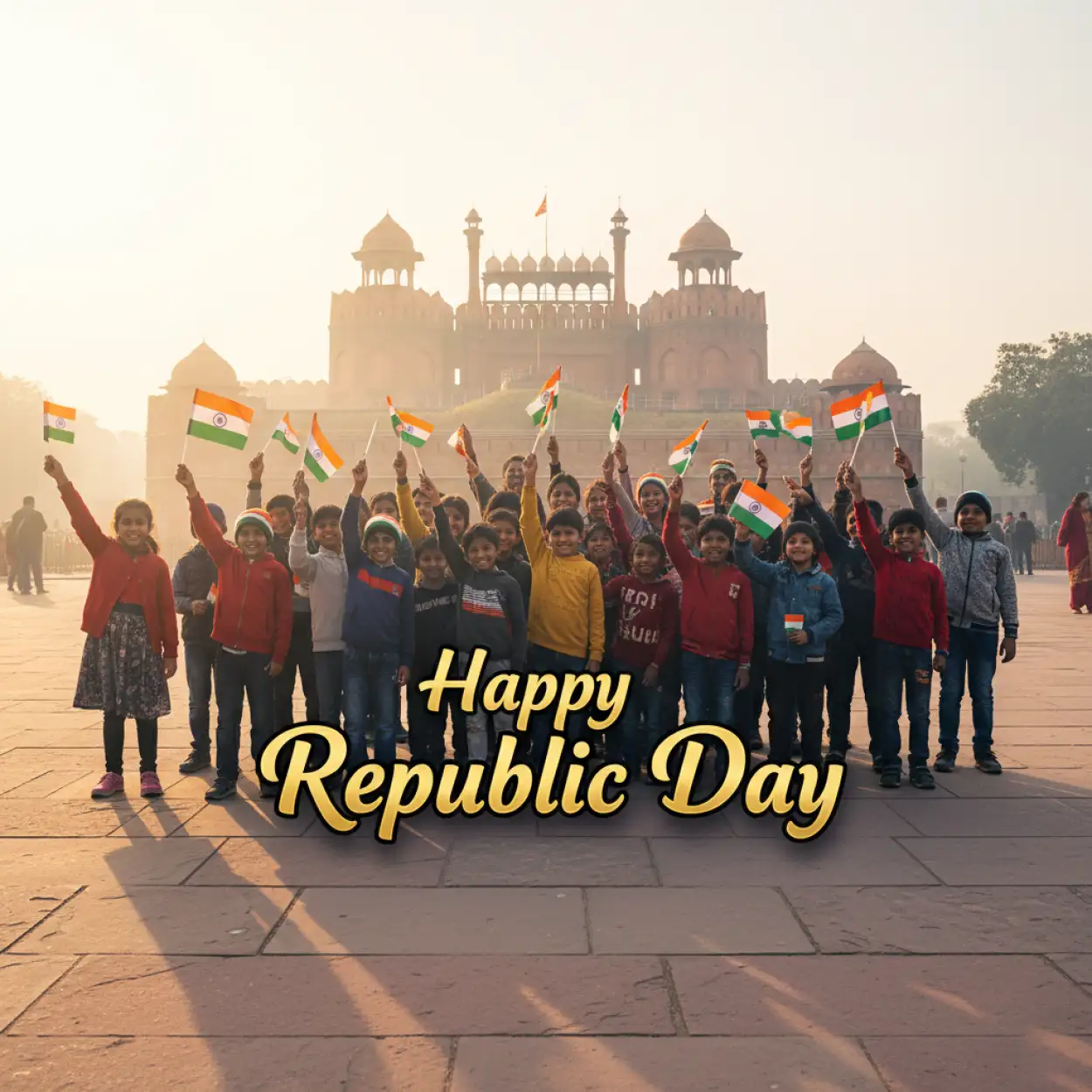 Free Download Happy Republic Day Wishes Greeting Message - High Quality Happy Republic Day Wishes Background