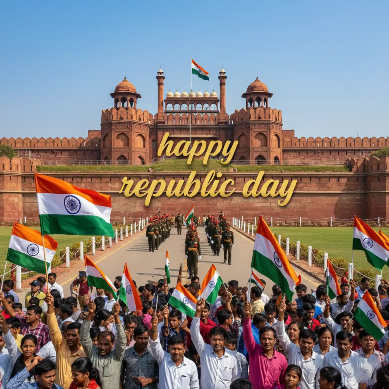 Free Download Happy Republic Day Wishes Patriotic Images - High Quality Happy Republic Day Wishes Image