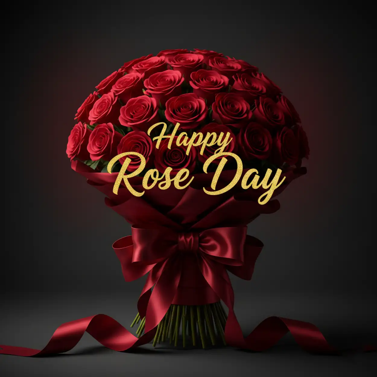 Free Download Happy Rose Day Floral Art Design - High Quality Happy Rose Day Wishes Background