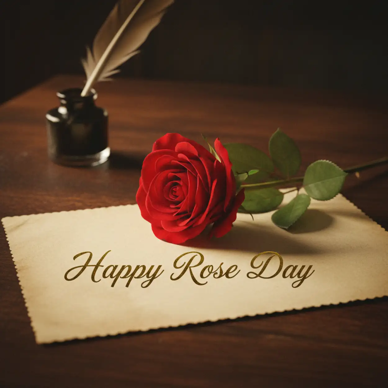 Free Download Happy Rose Day Reel Caption - High Quality Happy Rose Day Wishes Background