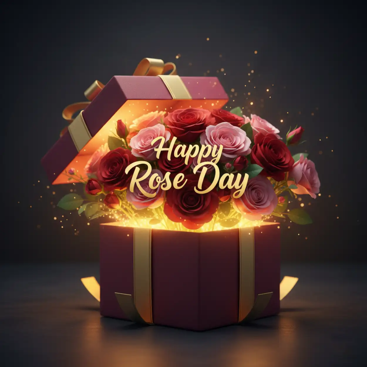 Free Download Happy Rose Day Rose Bouquet Hd - High Quality Happy Rose Day Wishes Background