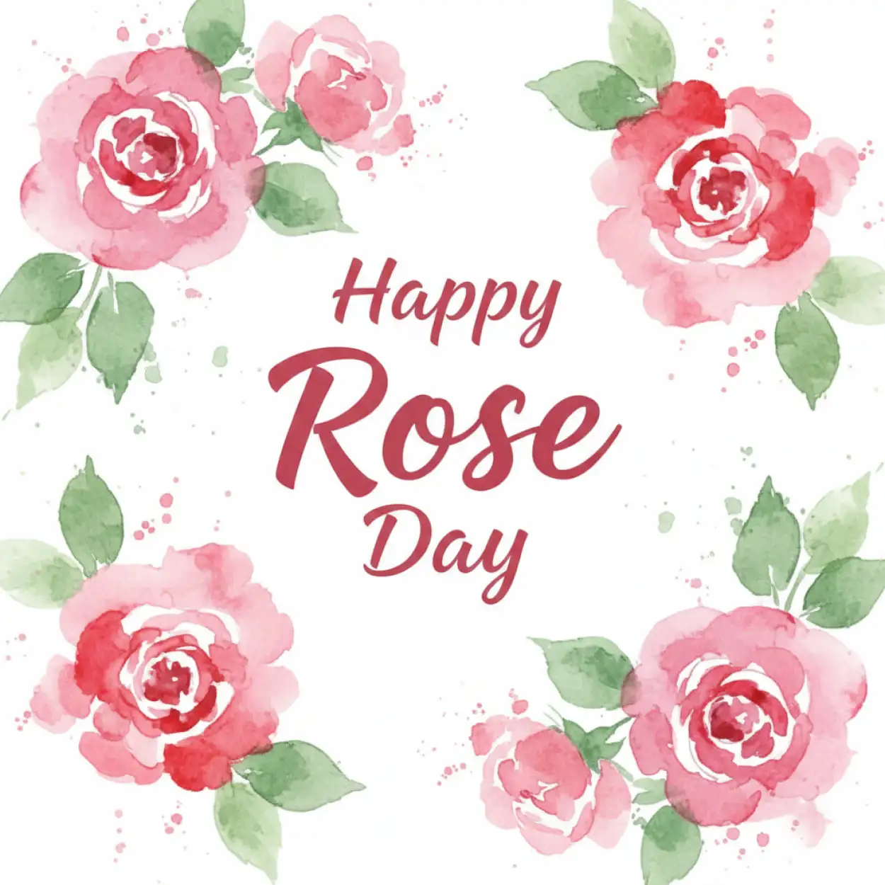 Free Download Happy Rose Day Rose Illustration - High Quality Happy Rose Day Wishes Background