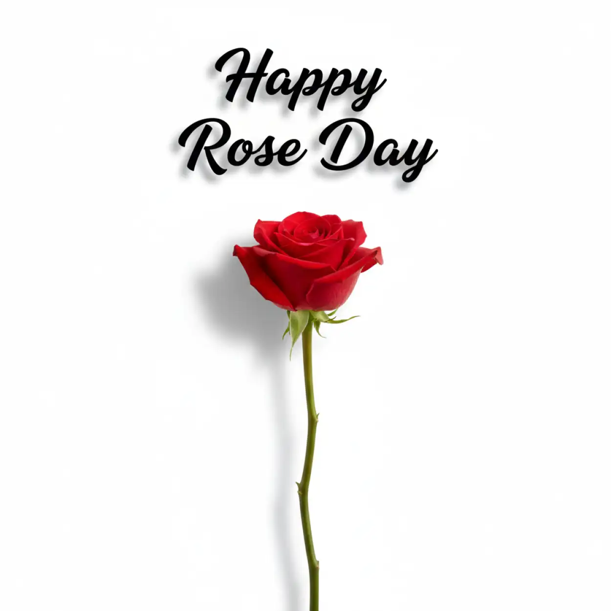 Free Download Happy Rose Day Rose Png - High Quality Happy Rose Day Wishes Transparent PNG