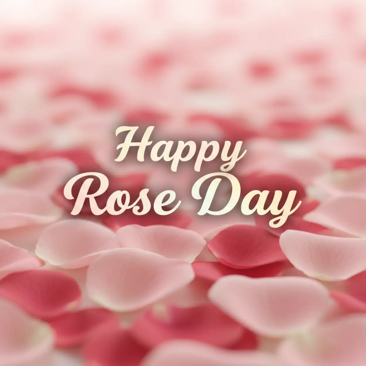 Free Download Happy Rose Day Rose With Heart - High Quality Happy Rose Day Wishes Image