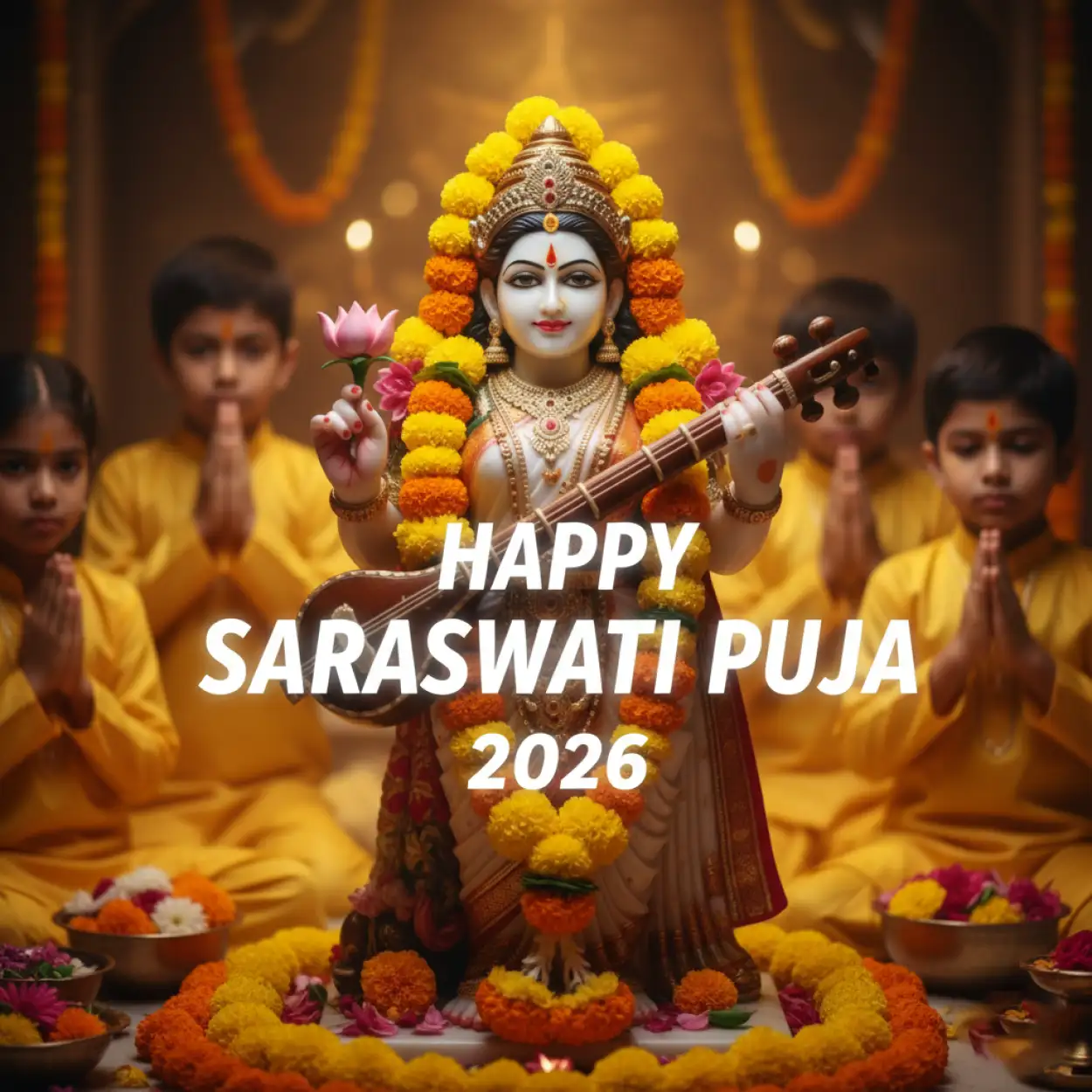 Happy Saraswati Puja 2026 4k Images - Royalty Free Happy Saraswati Puja 2026 Image | Pngmagic Free Download Happy Saraswati Puja 2026 4k Images - High Quality Happy Saraswati Puja 2026 Background
