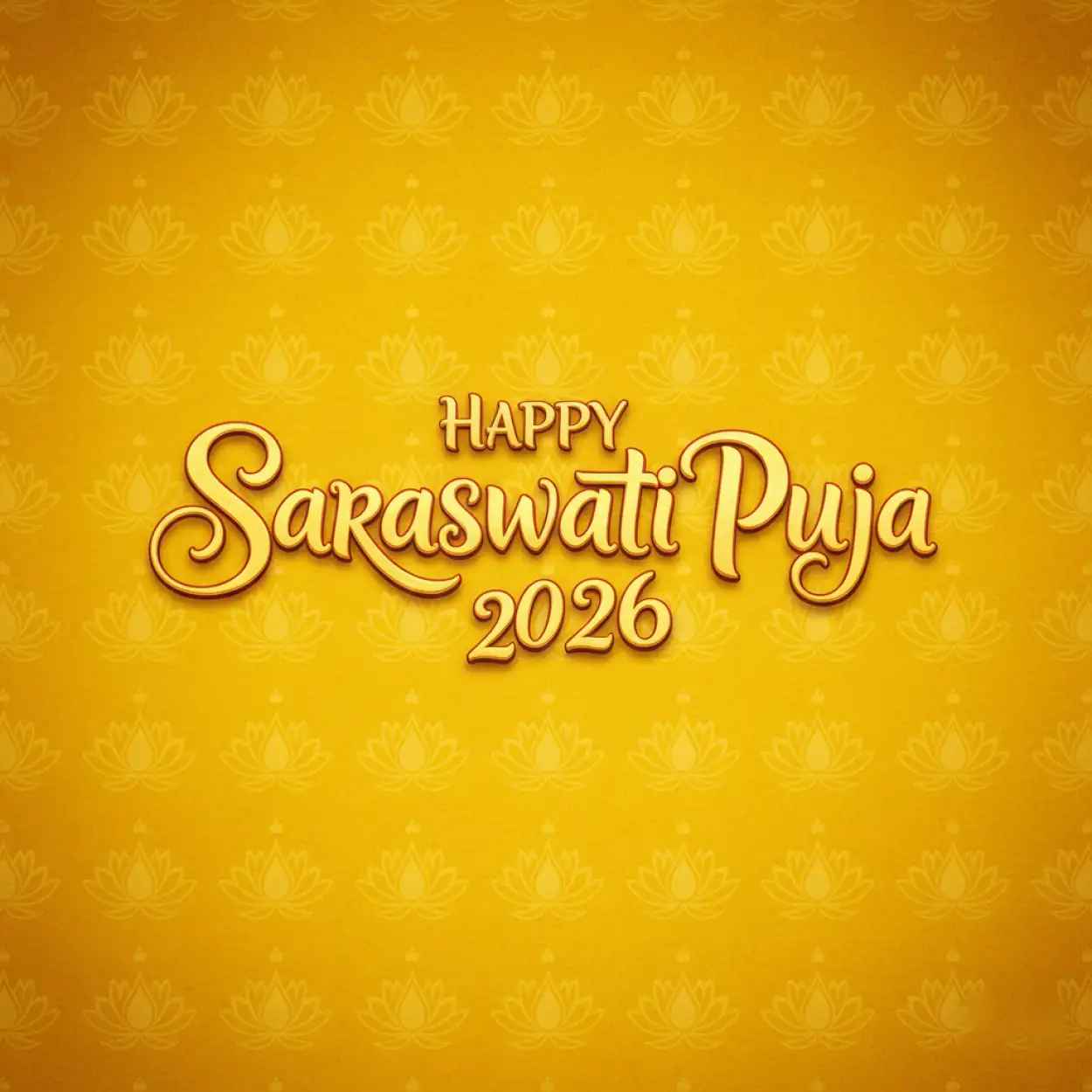 Free Download Happy Saraswati Puja 2026 Divine Background - High Quality Happy Saraswati Puja 2026 Background