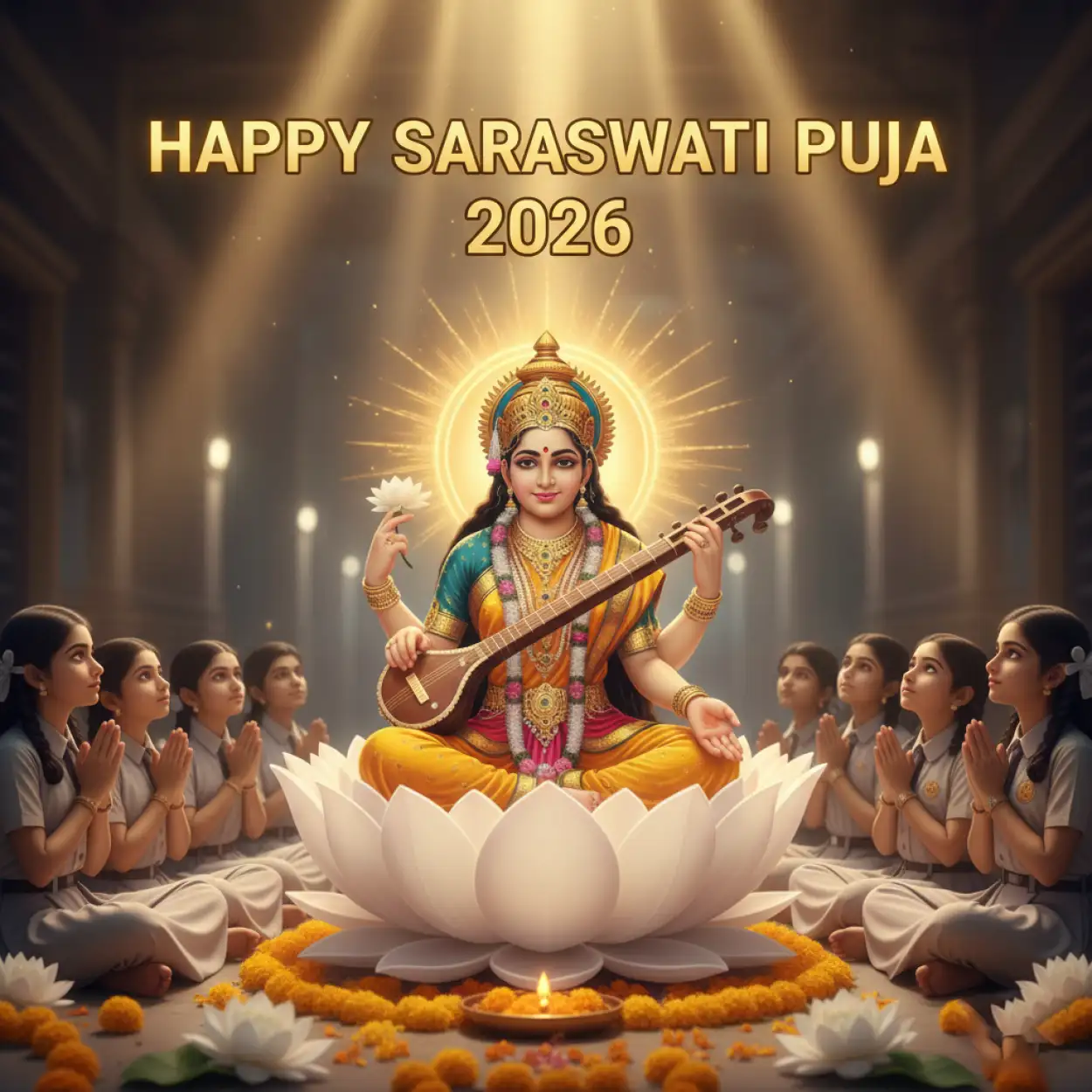 Happy Saraswati Puja 2026 Free Download Images - Royalty Free Happy Saraswati Puja 2026 Image | Pngmagic Free Download Happy Saraswati Puja 2026 Free Download Images - High Quality Happy Saraswati Puja 2026 Background