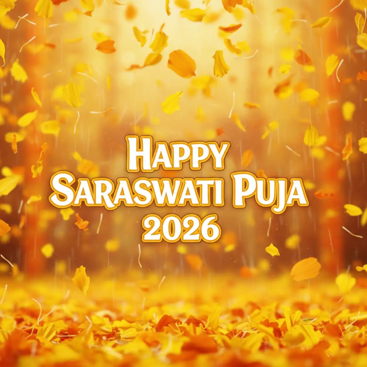 Free Download Happy Saraswati Puja 2026 Status - High Quality Happy Saraswati Puja 2026 Background
