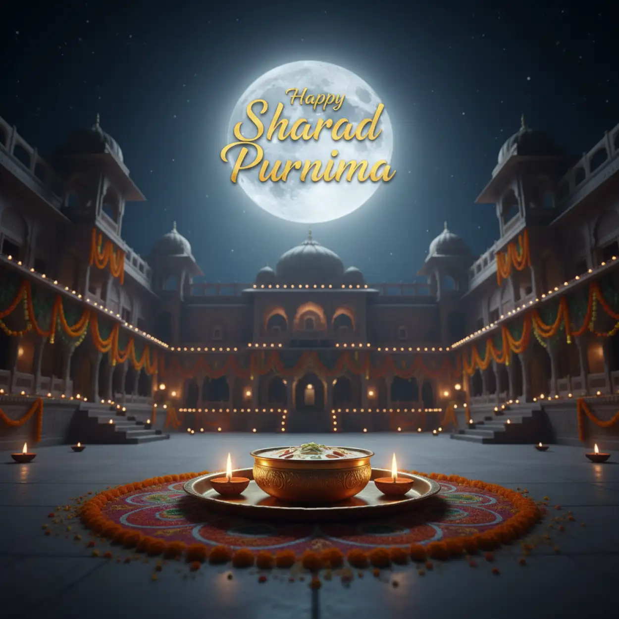 Free Download Happy Sharad Purnima 2025 Special Images - High Quality Happy Sharad Purnima Background