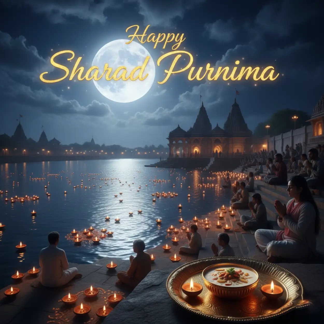 Free Download Happy Sharad Purnima Festival Night Photos - High Quality Happy Sharad Purnima Image
