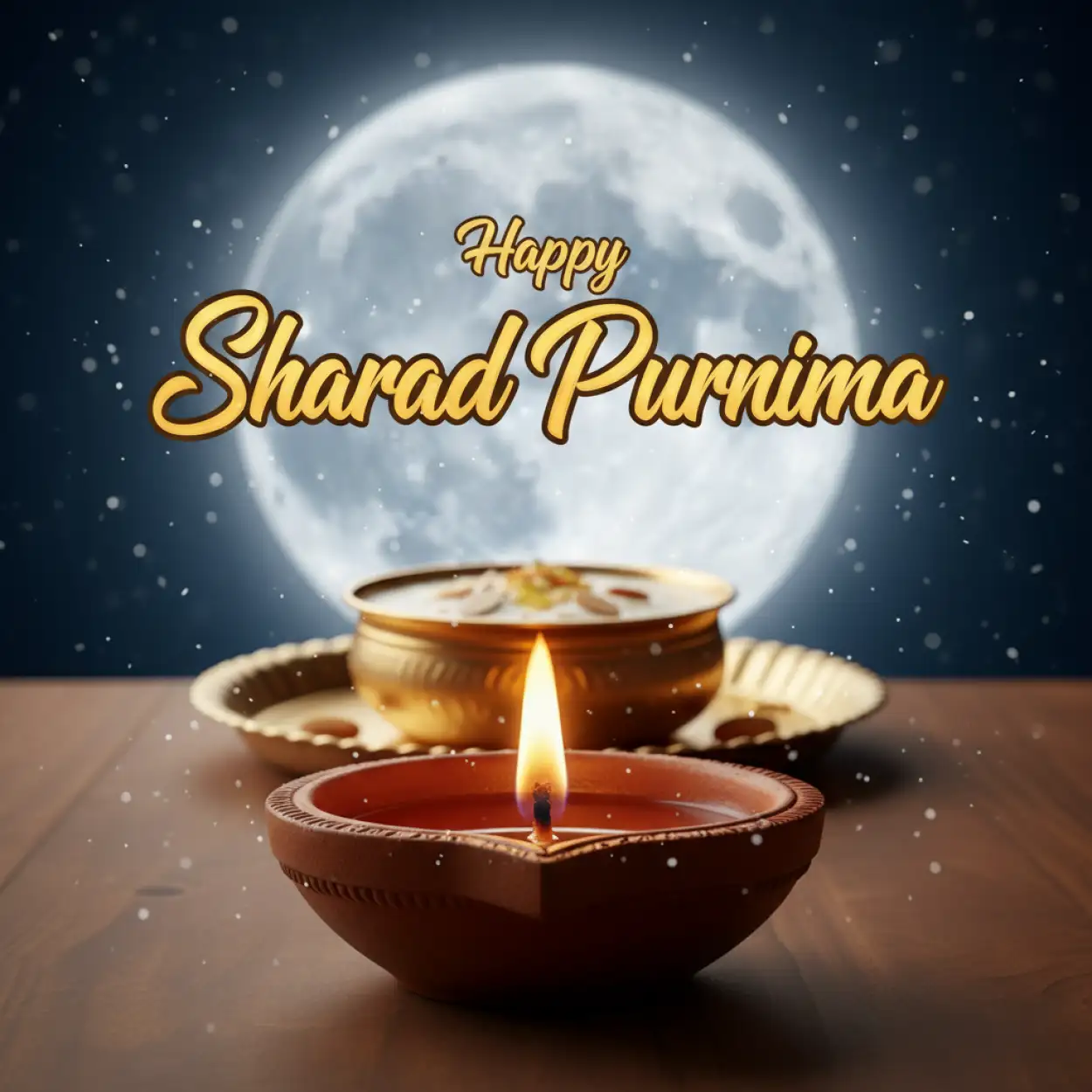 Free Download Happy Sharad Purnima Wishes In Marathi - High Quality Happy Sharad Purnima Image