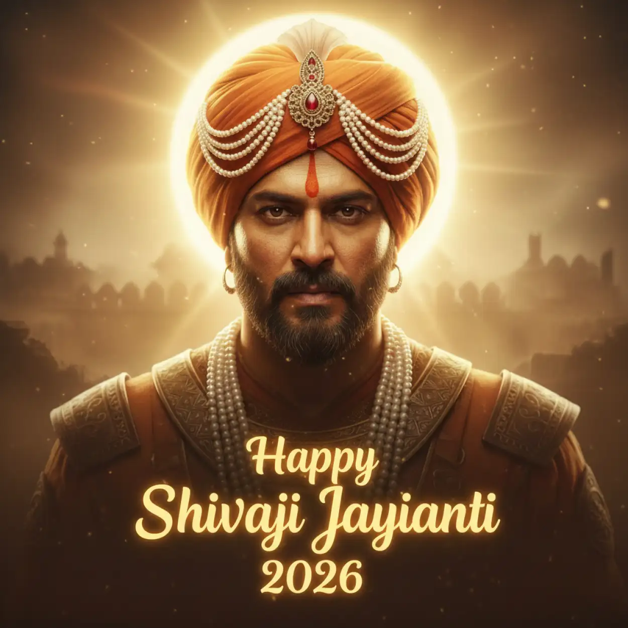 Free Download Happy Shivaji Jayanti 2026 19 Feb Poster Design - High Quality Happy Shivaji Jayanti 2026 Background