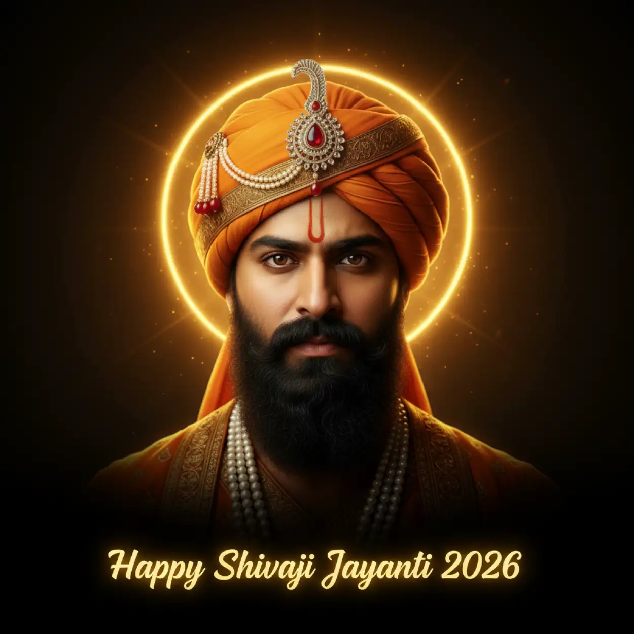 Free Download Happy Shivaji Jayanti 2026 Creative Flex - High Quality Happy Shivaji Jayanti 2026 Image