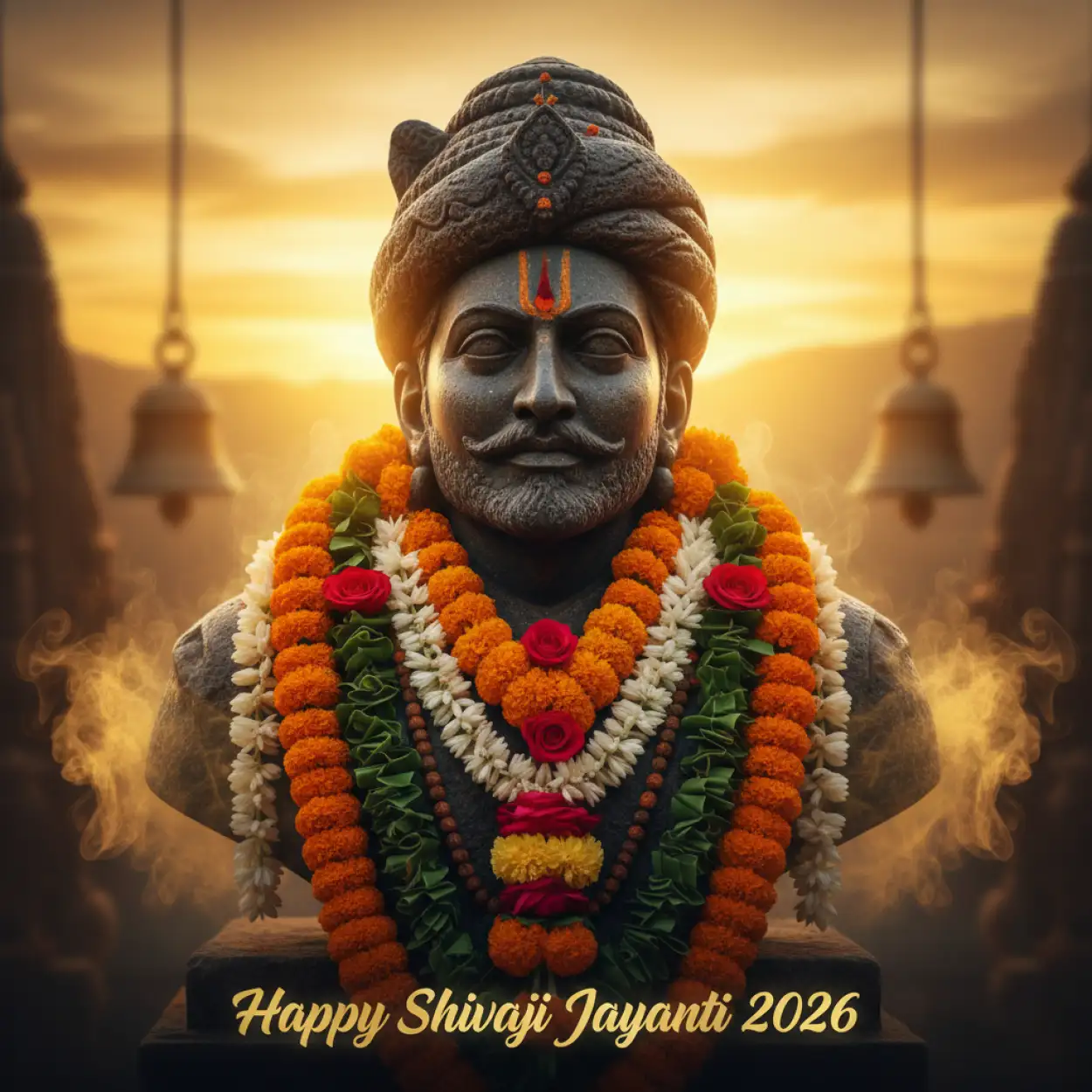 Free Download Happy Shivaji Jayanti 2026 Photo Collage Template - High Quality Happy Shivaji Jayanti 2026 Image