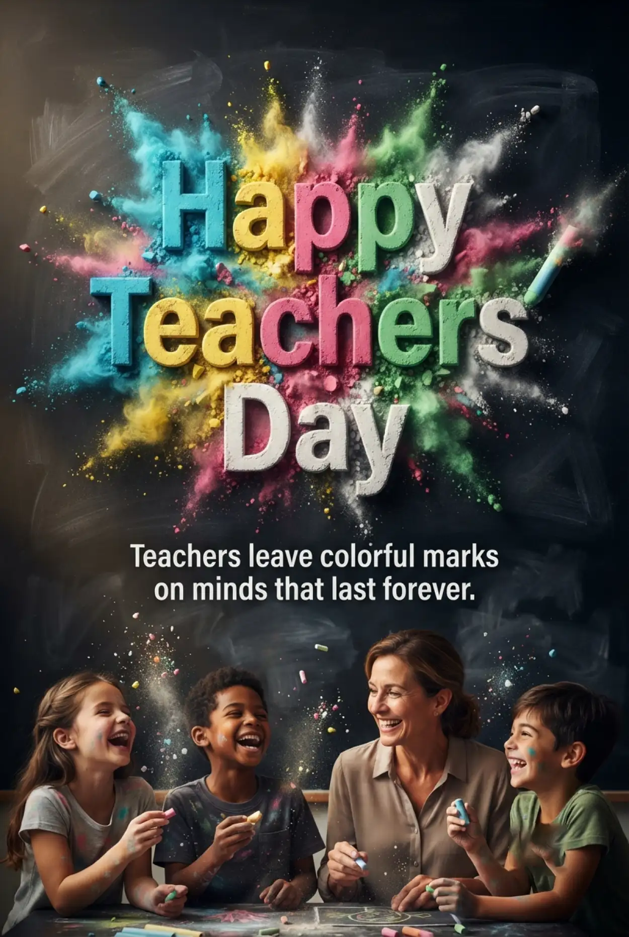 Free Download Happy Teachers Day 2026 Wishes For School Teacher - High Quality Teachers Day India 2026 Image