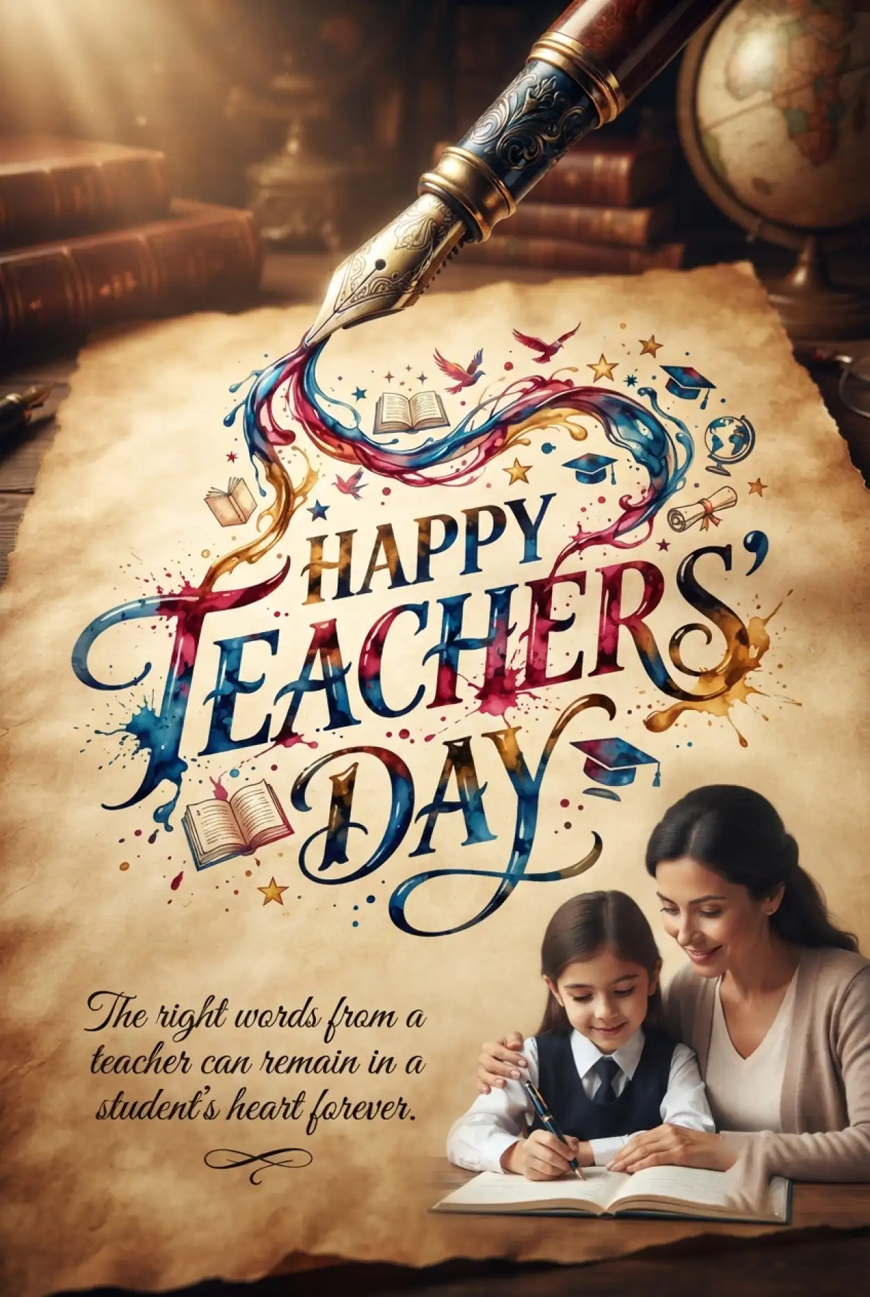Free Download Happy Teachers Day 2026 Wishes For Teachers - High Quality Teachers Day India 2026 Image