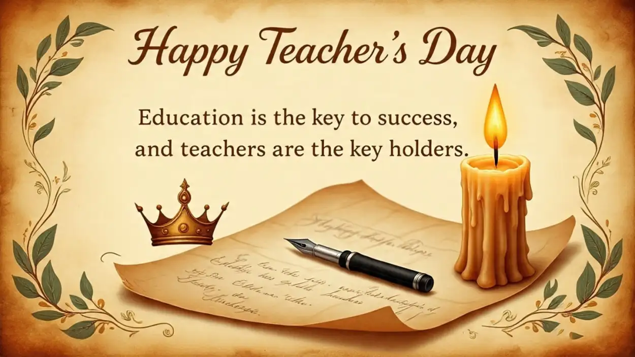 Free Download Happy Teachers Day Famous Quotes By Dr. Radhakrishnan - High Quality Happy Teachers Day Quotes Background
