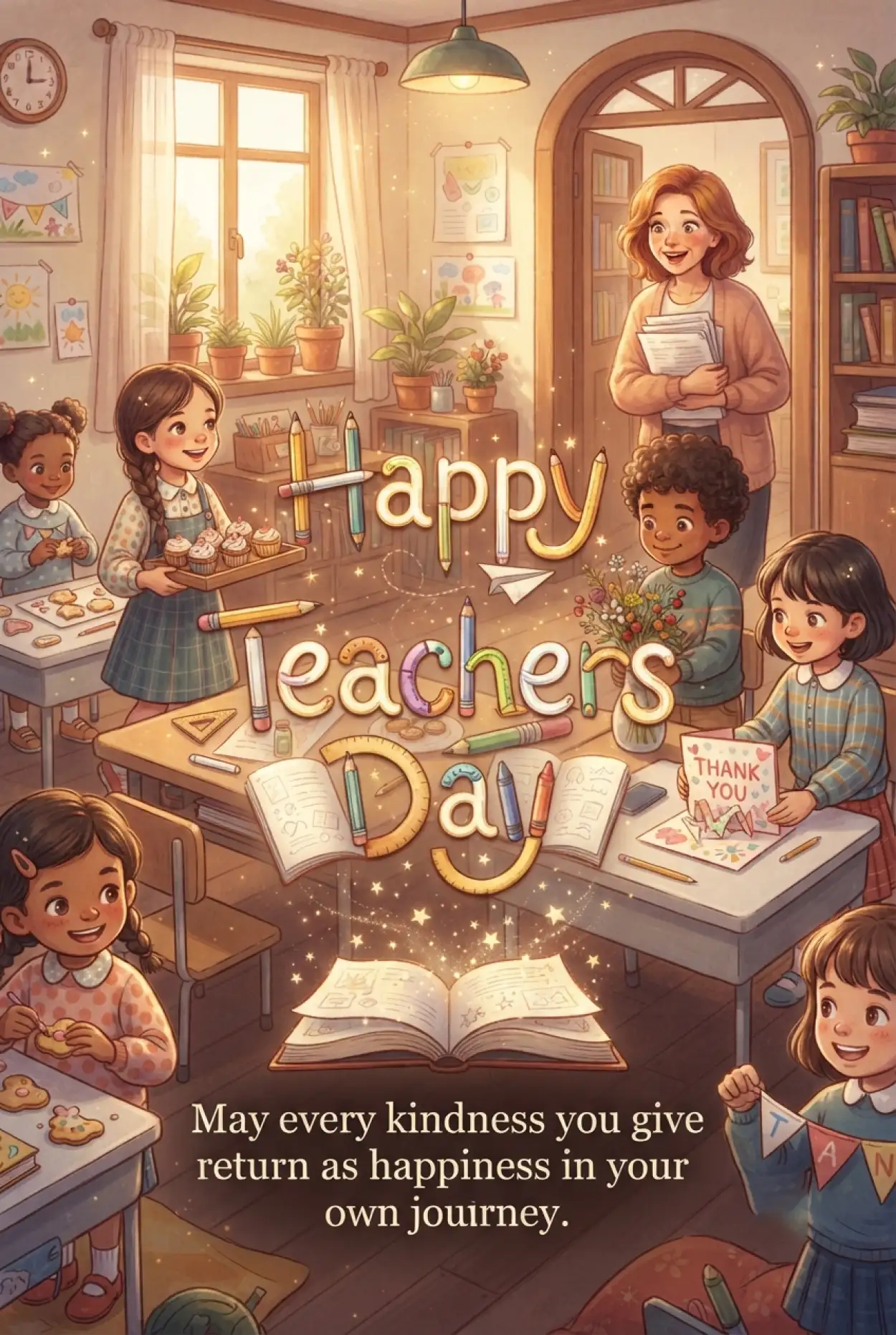 Free Download Happy Teachers Day Greetings For Instagram Story - High Quality Teachers Day Greetings Image