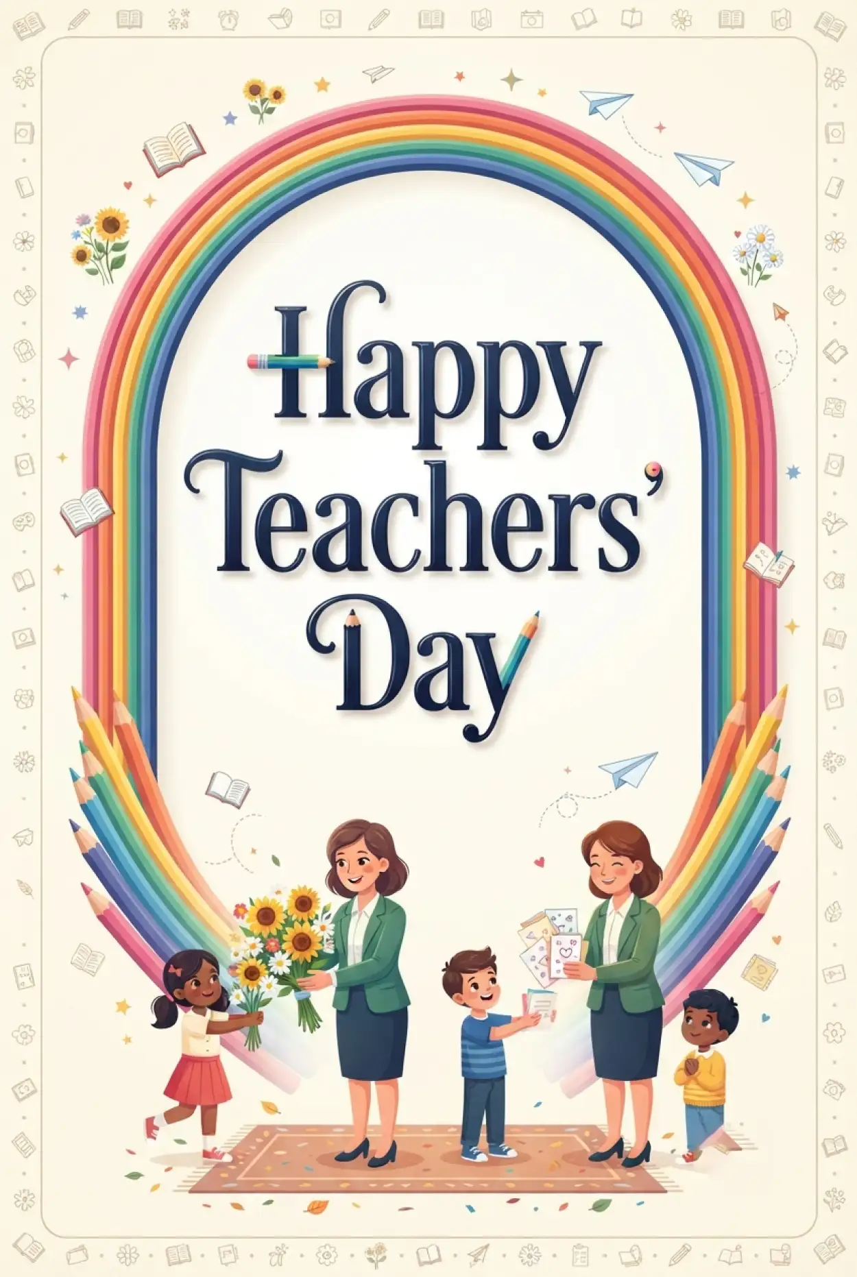 Free Download Happy Teachers Day Greetings For Teacher - High Quality Teachers Day Greetings Image