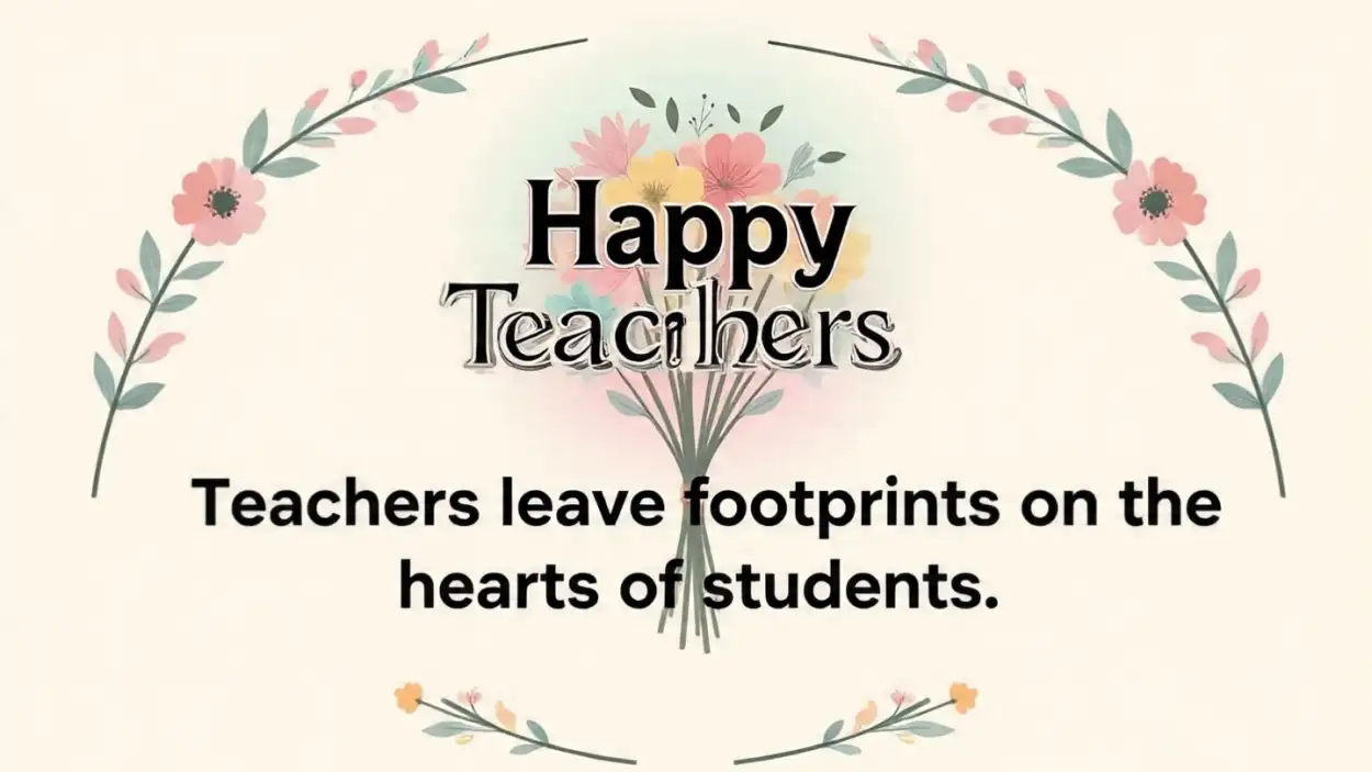 Free Download Happy Teachers Day HD Wallpaper With Motivational Quotes - High Quality Happy Teachers Day Image