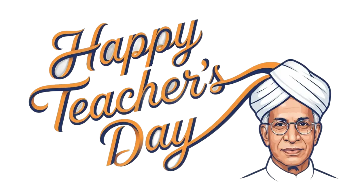 Free Download Happy Teachers Day Radhakrishnan Png - High Quality Teachers Day Png Transparent PNG