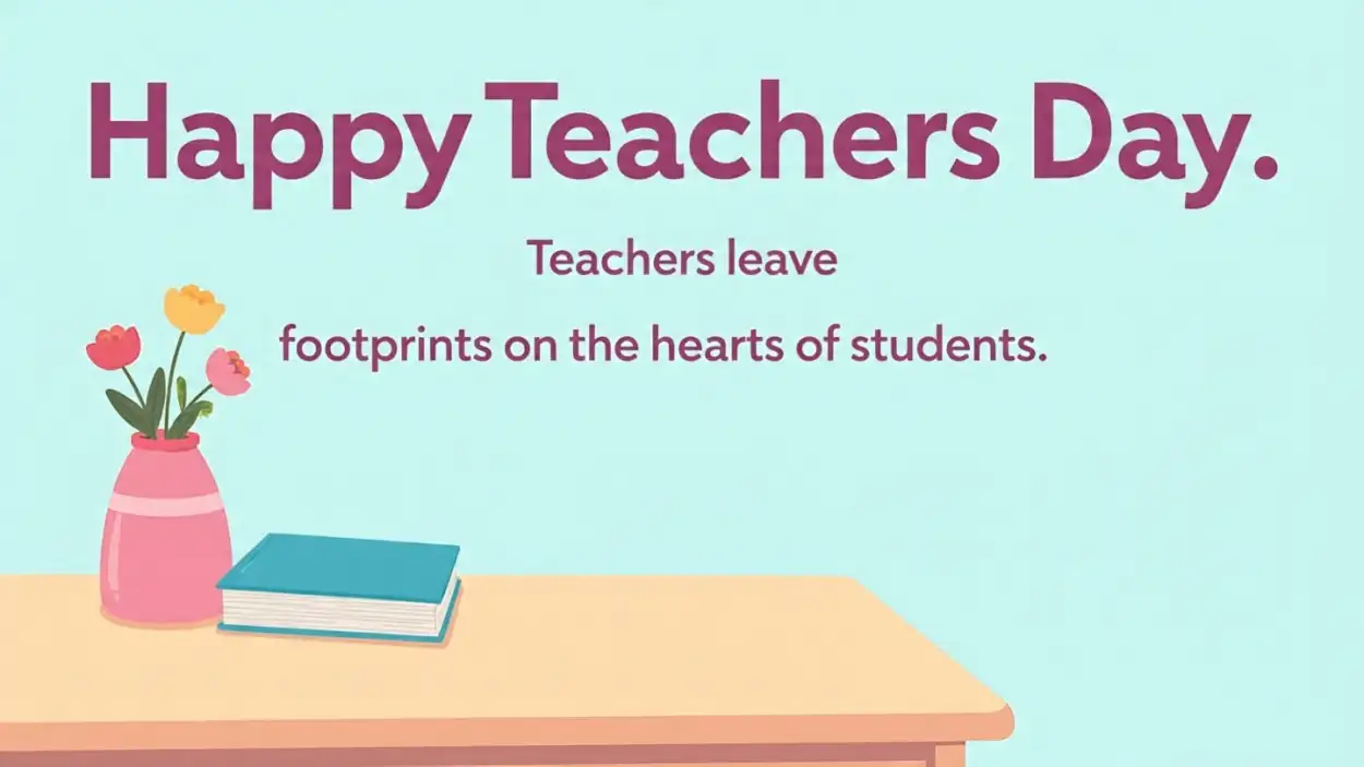 Free Download Happy Teachers Day WhatsApp Greeting Message With Image - High Quality Happy Teachers Day Background
