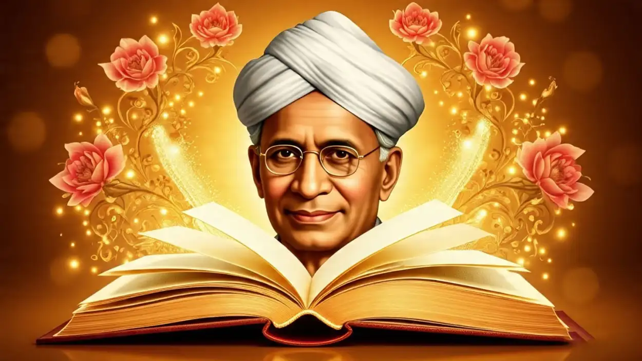 Free Download Happy Teachers Day Wishes Image With Sarvepalli Radhakrishnan - High Quality Happy Teachers Day Background