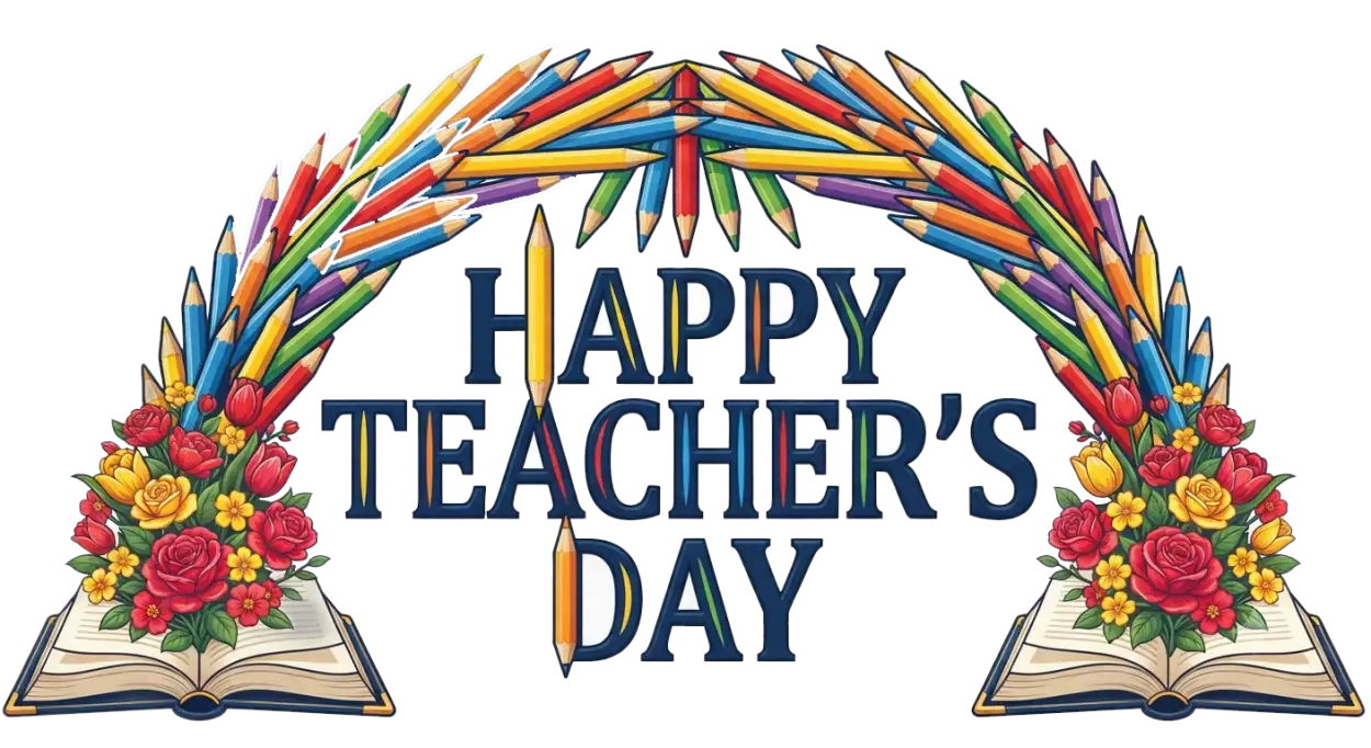 Free Download Happy Teachers Day Wishes Png - High Quality Teachers Day Png Transparent PNG