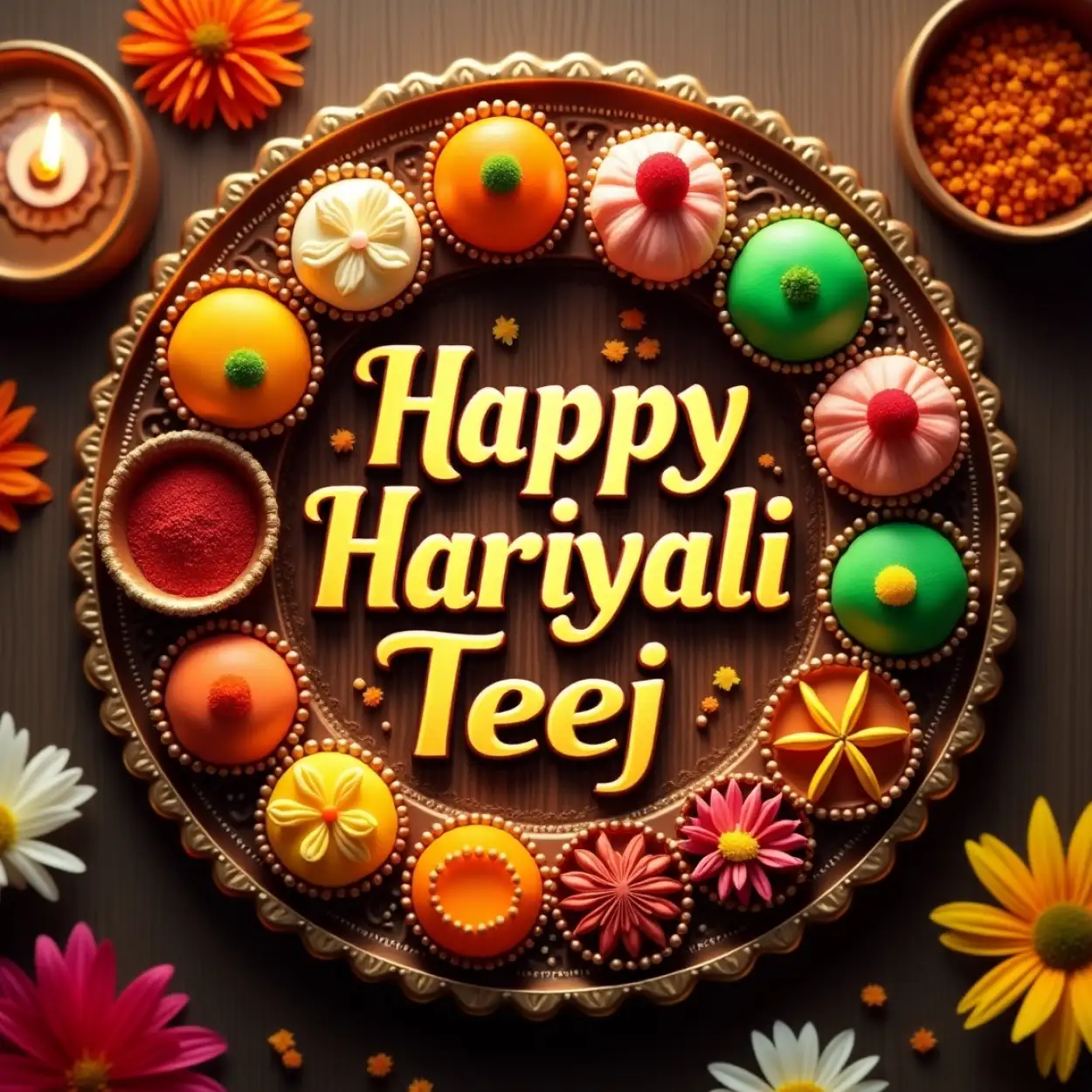 Free Download Happy Teej 2025 Photo In Transparent Background - High Quality Happy Hariyali Teej Wishes 2025 Background