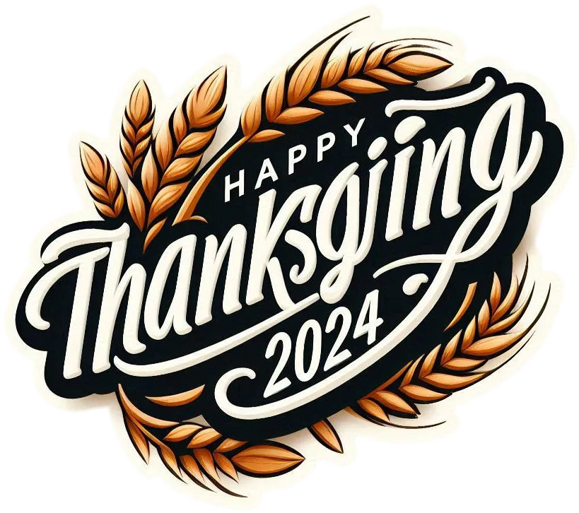 Happy Thanksgiving 2024 Png With Modern Font Style - Royalty Free Happy Thanksgiving Image | Pngmagic Free Download Happy Thanksgiving 2024 Png With Modern Font Style - High Quality Happy Thanksgiving PNG Image