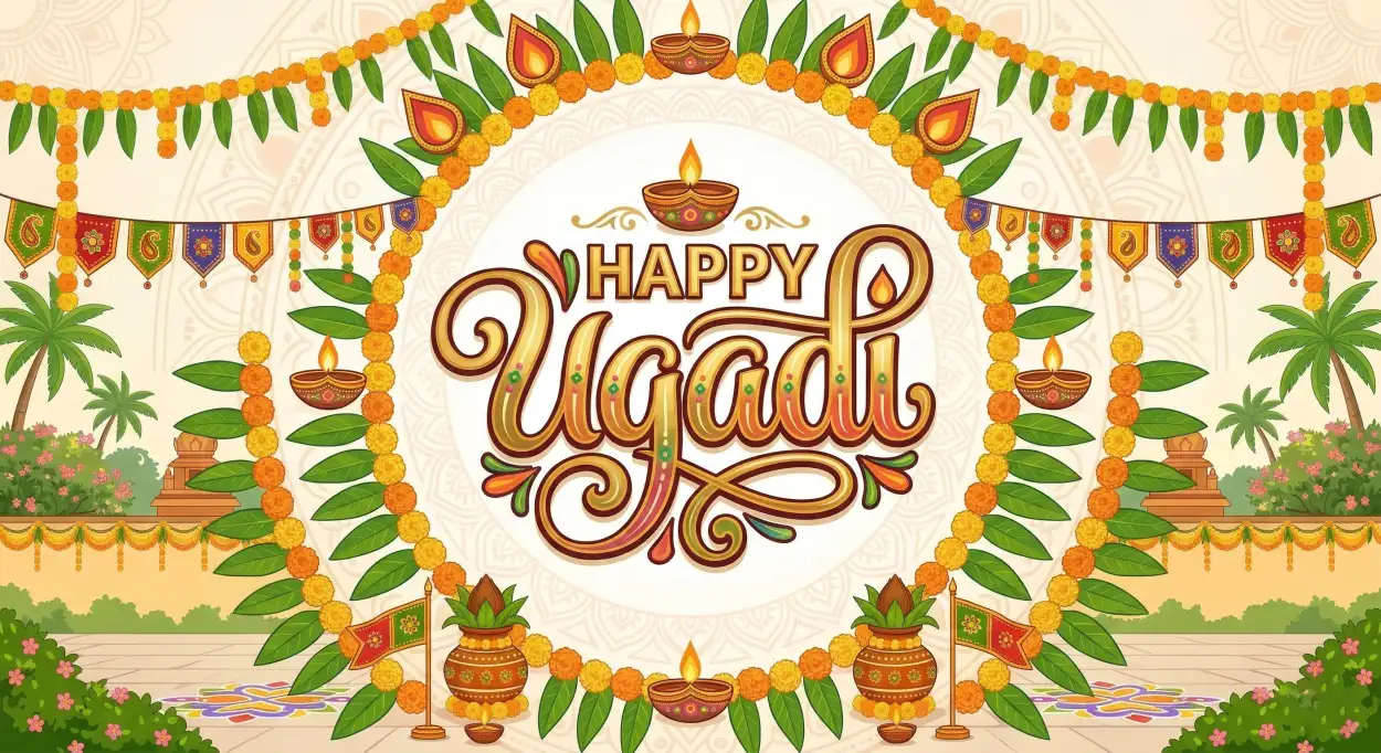 Free Download Happy Ugadi Festival Wishes - High Quality Happy Ugadi Image
