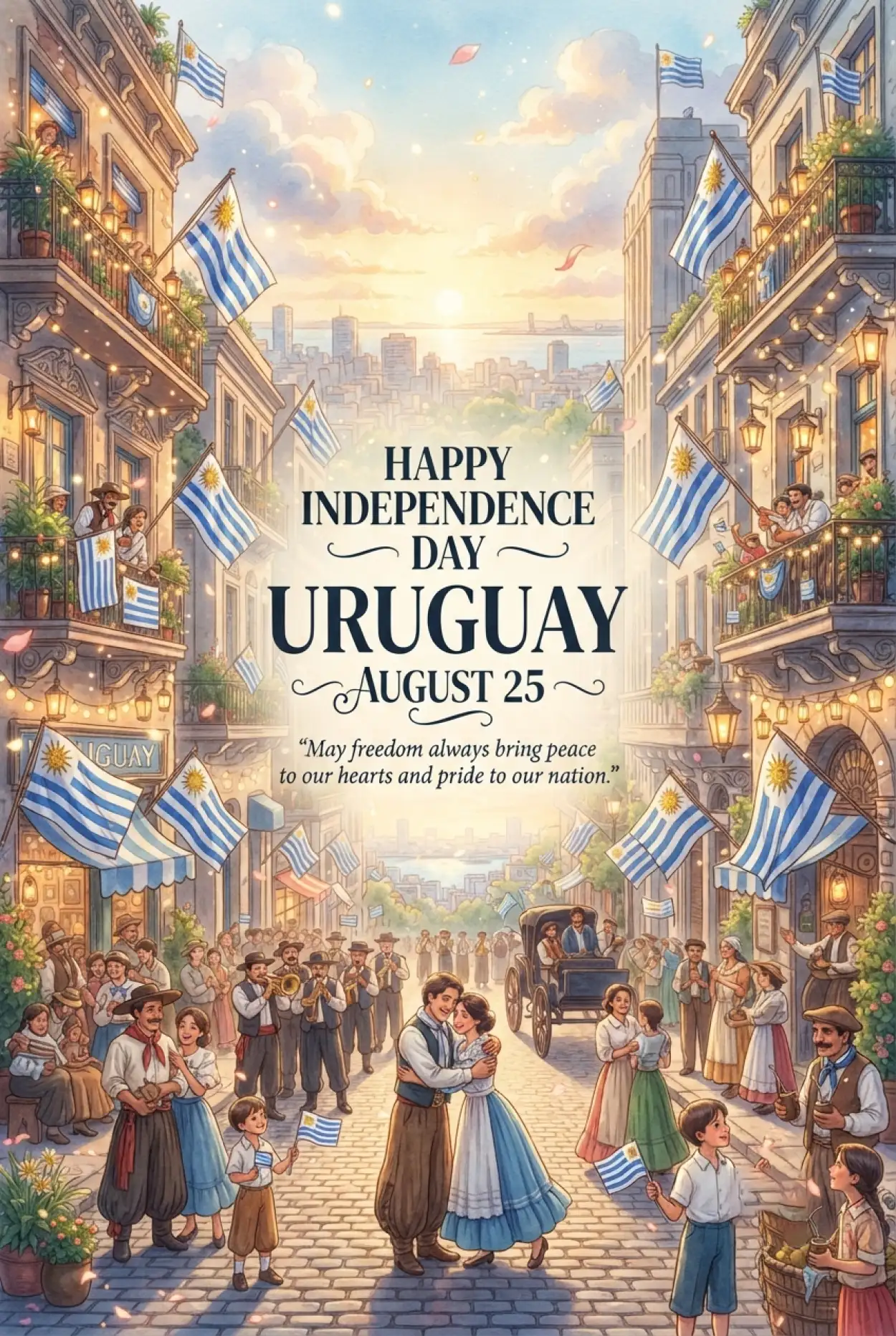 Free Download Happy Uruguay Independence Day 2026 - High Quality Uruguay Independence Day 2026 Image
