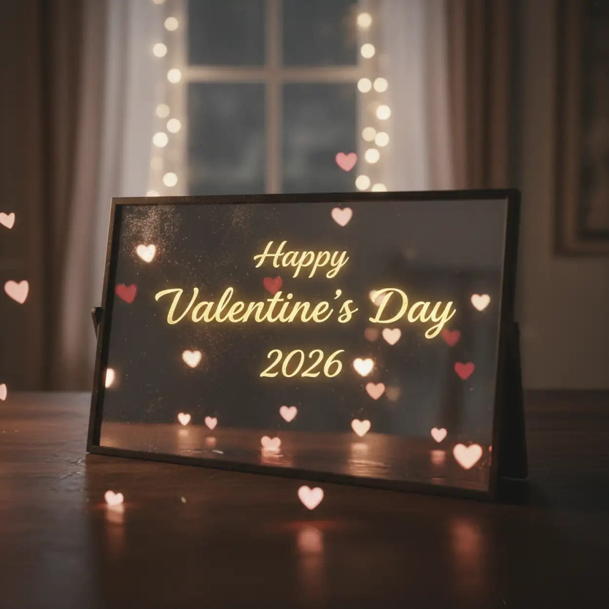Free Download Happy Valentines Day 2026 Creative Banner - High Quality Happy Valentines Day 2026 Background