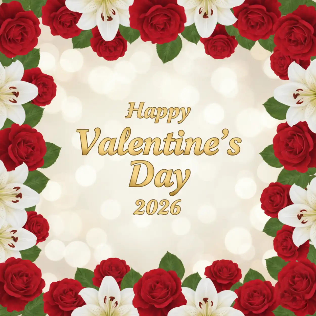 Free Download Happy Valentines Day 2026 Digital Greeting - High Quality Happy Valentines Day 2026 Background
