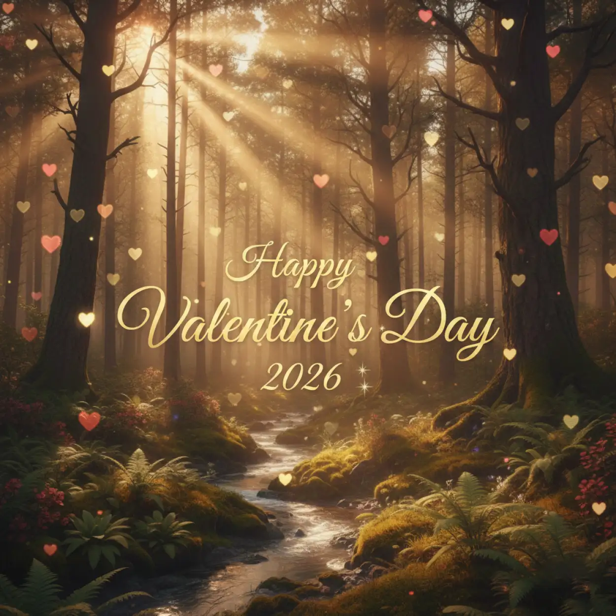 Free Download Happy Valentines Day 2026 Romantic Art - High Quality Happy Valentines Day 2026 Background