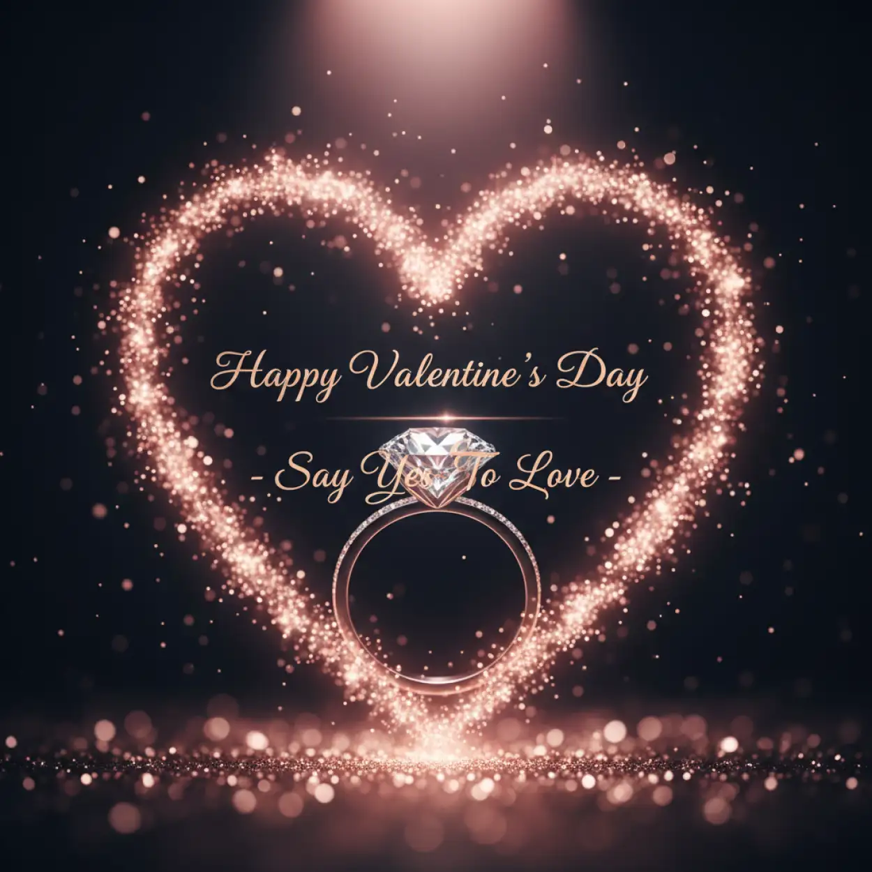 Free Download Happy Valentines Day Wishes Luxury Style Message - High Quality Happy Valentines Day Wishes Background