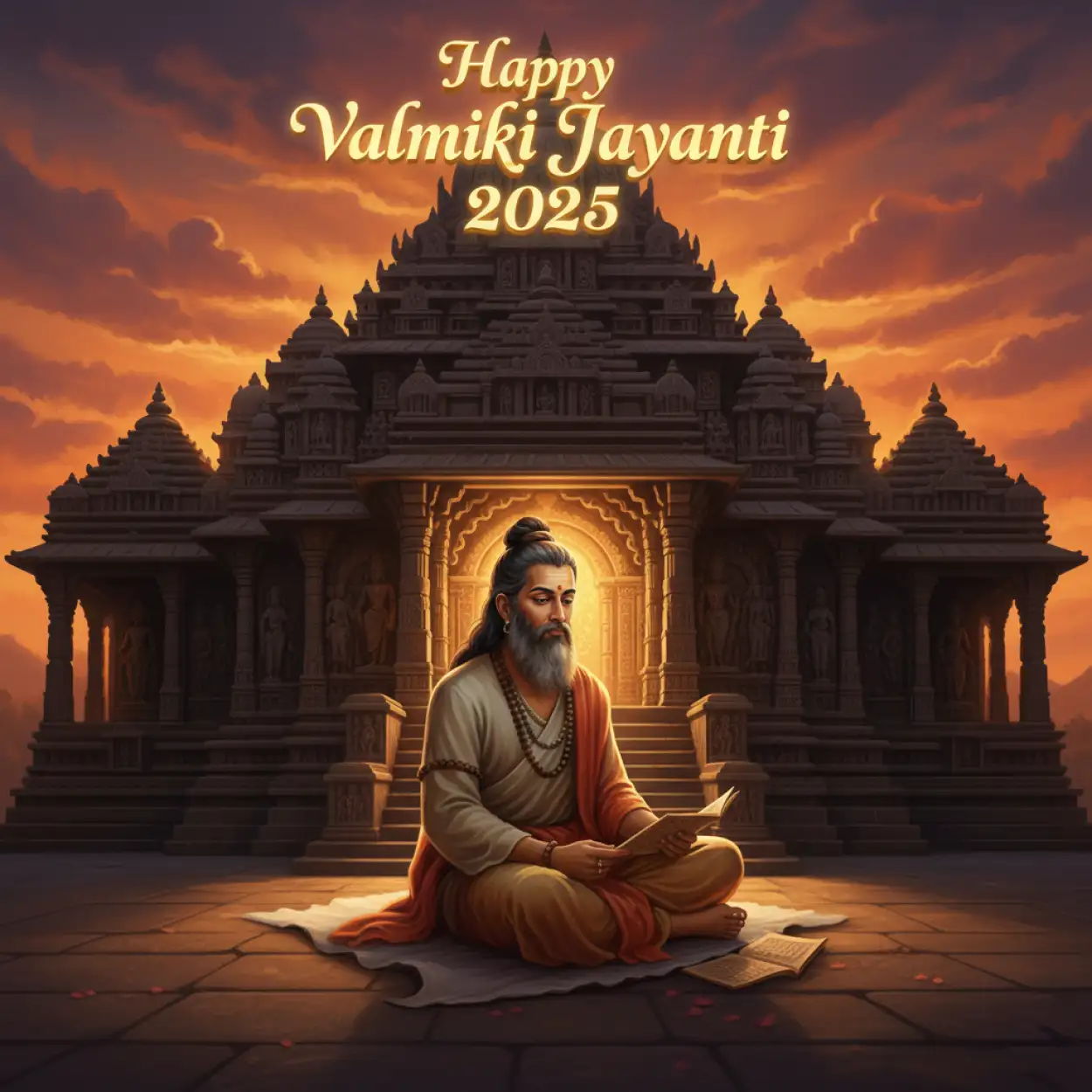 Free Download Happy Valmiki Jayanti 2025 Best Wishes Quotes - High Quality Happy Valmiki Jayanti 2025 Background