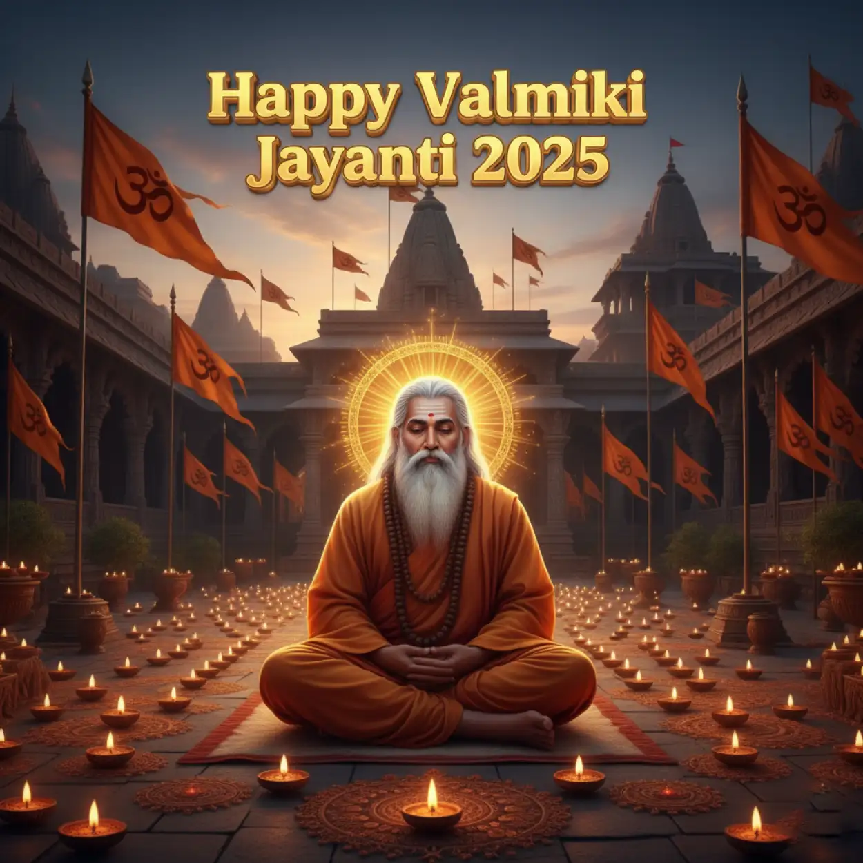 Free Download Happy Valmiki Jayanti 2025 Images With Name - High Quality Happy Valmiki Jayanti 2025 Background