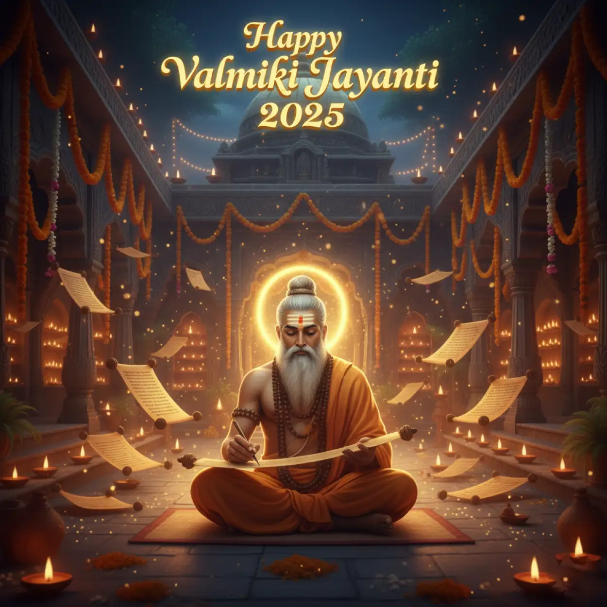 Free Download Happy Valmiki Jayanti 2025 Special Video Song - High Quality Happy Valmiki Jayanti 2025 Background